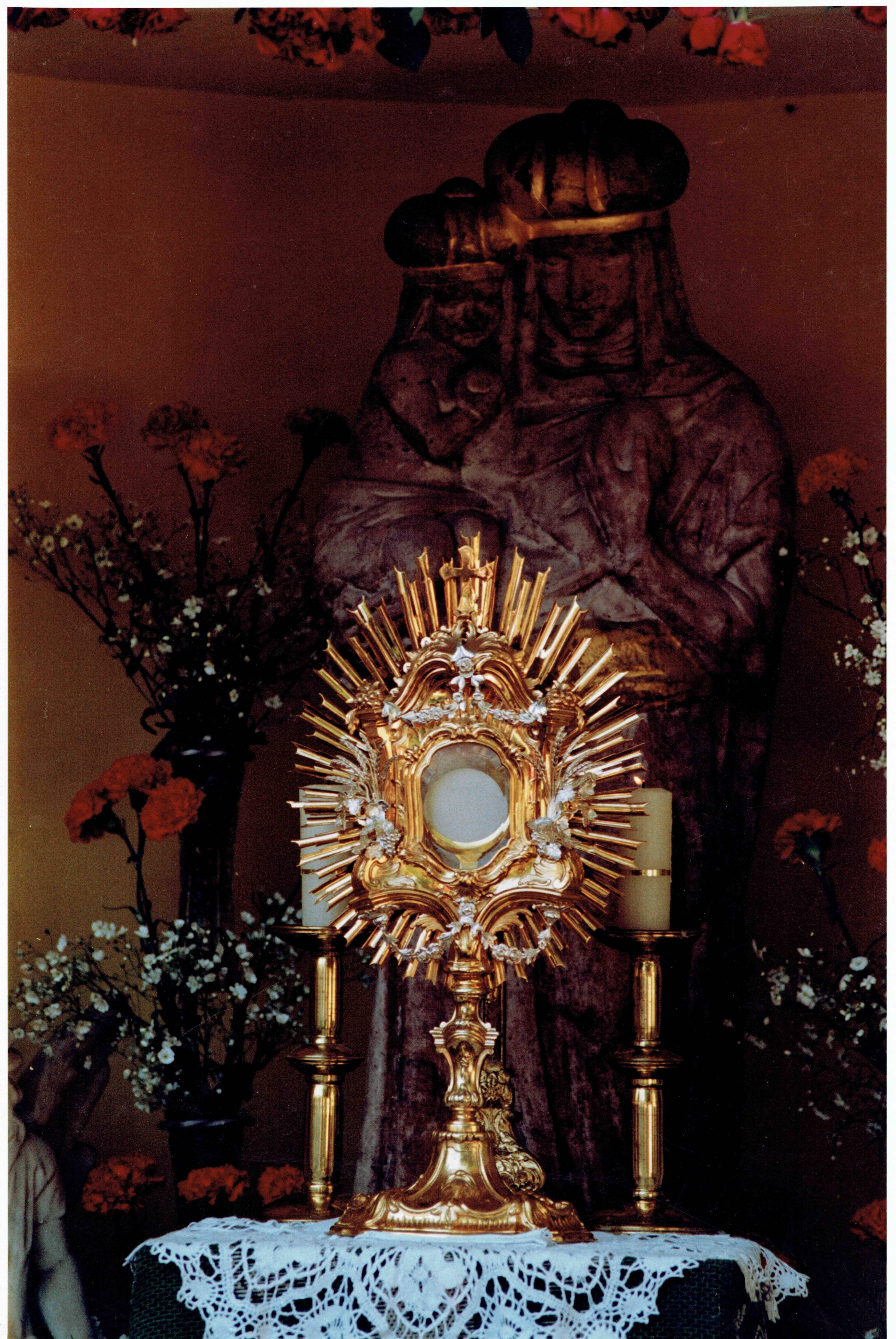 Kresz Albert: Szűz Mária a kis Jézussal, Monstrancia (Petőfi Közérdekű Muzeális Gyűjtemény (Aszód Városi Kulturális Központ) CC BY-NC-SA)