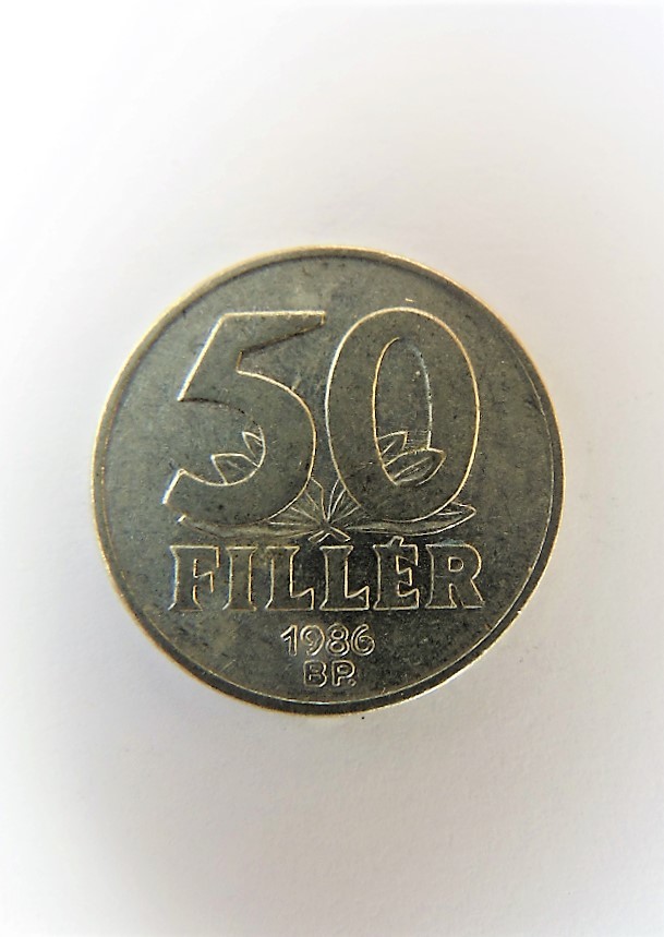 Fém pénz - 50 fillér (Dr. Jablonkay István Helytörténeti Gyűjtemény CC BY-NC-SA)