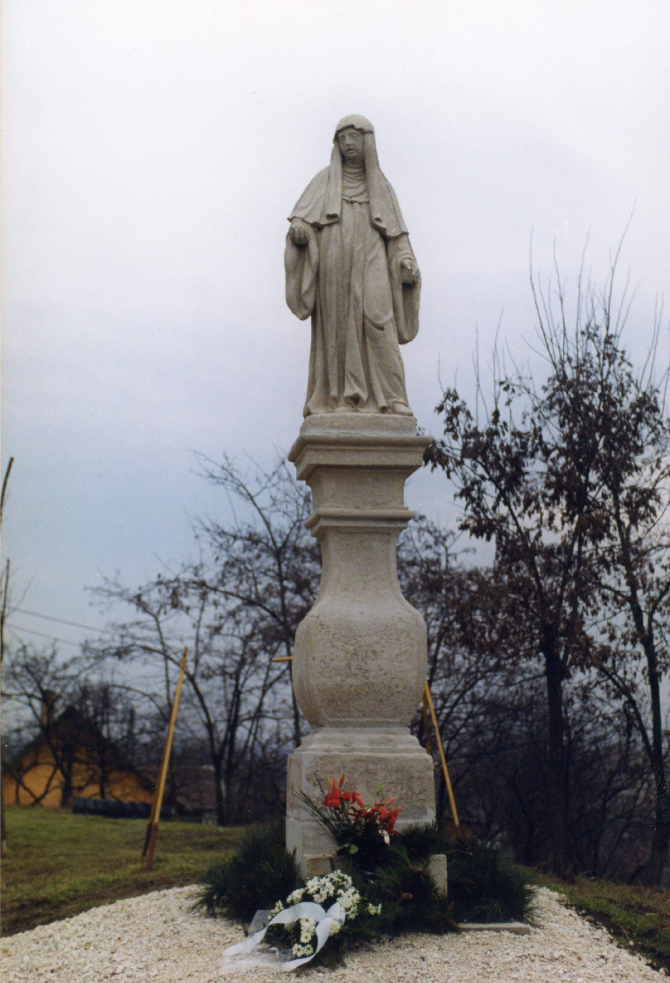 Szent Walburga szobra (Magyar Földrajzi Múzeum CC BY-NC-SA)
