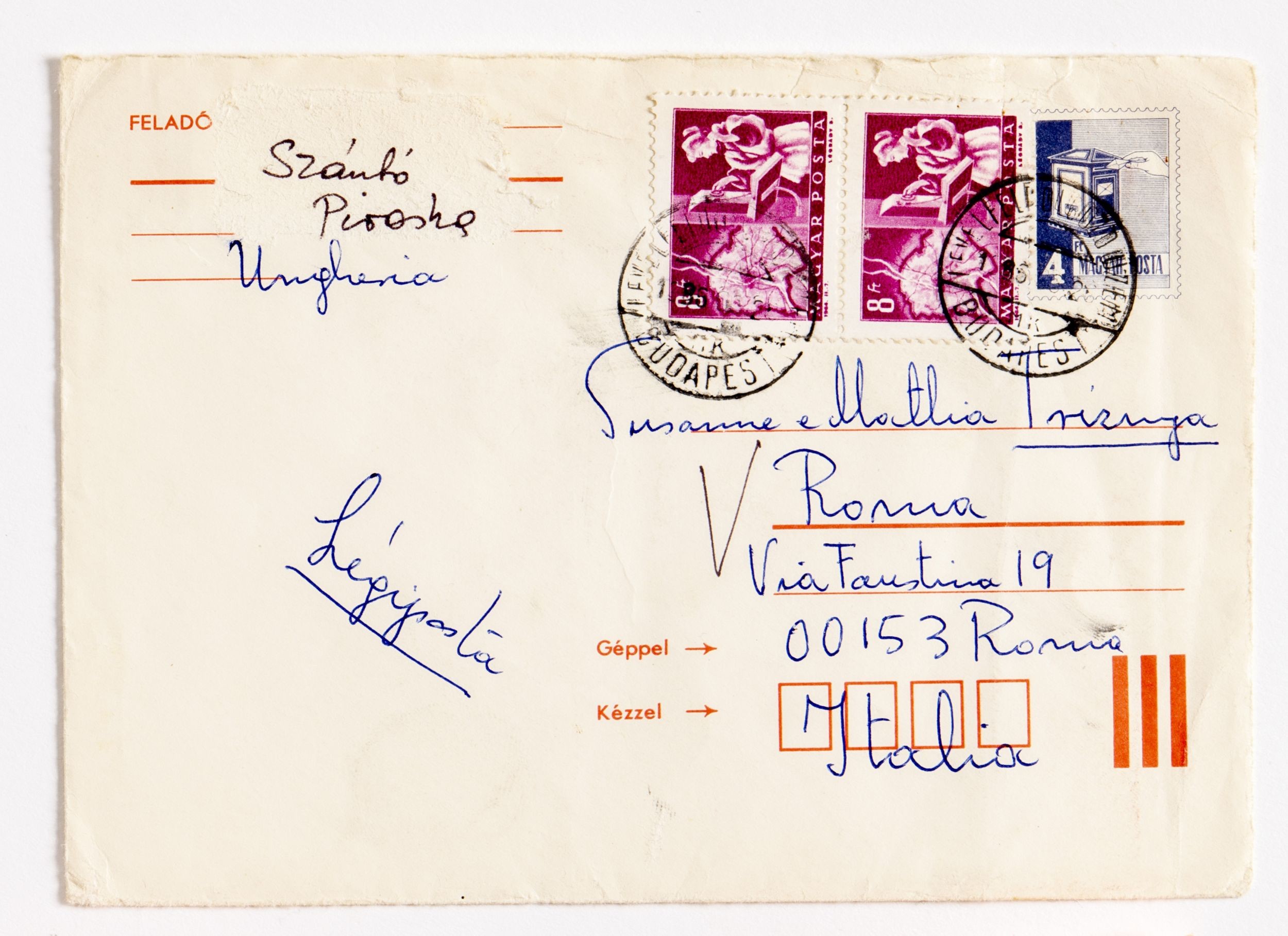 Szántó Piroska levele Szőnyi Zsuzsának és Triznya Mátyásnak (Ferenczy Múzeumi Centrum CC BY-NC-SA)