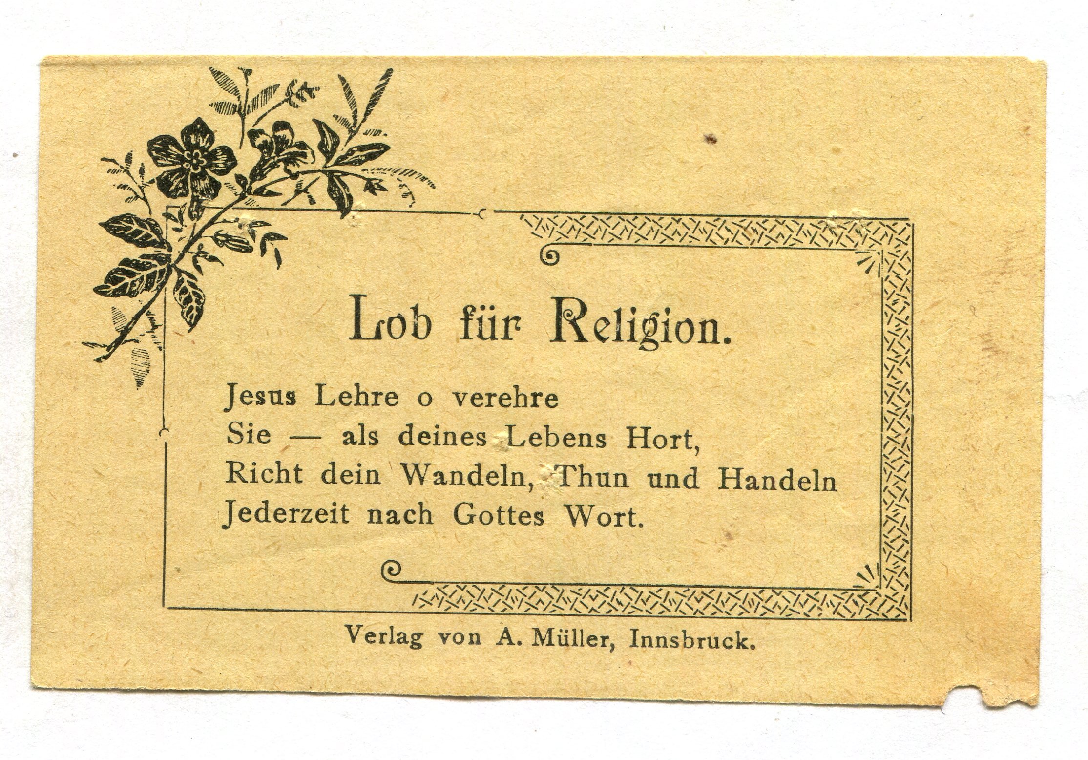 jutalomkártya (Budaörsi Bleyer Jakab Heimatmuseum CC BY-NC-SA)