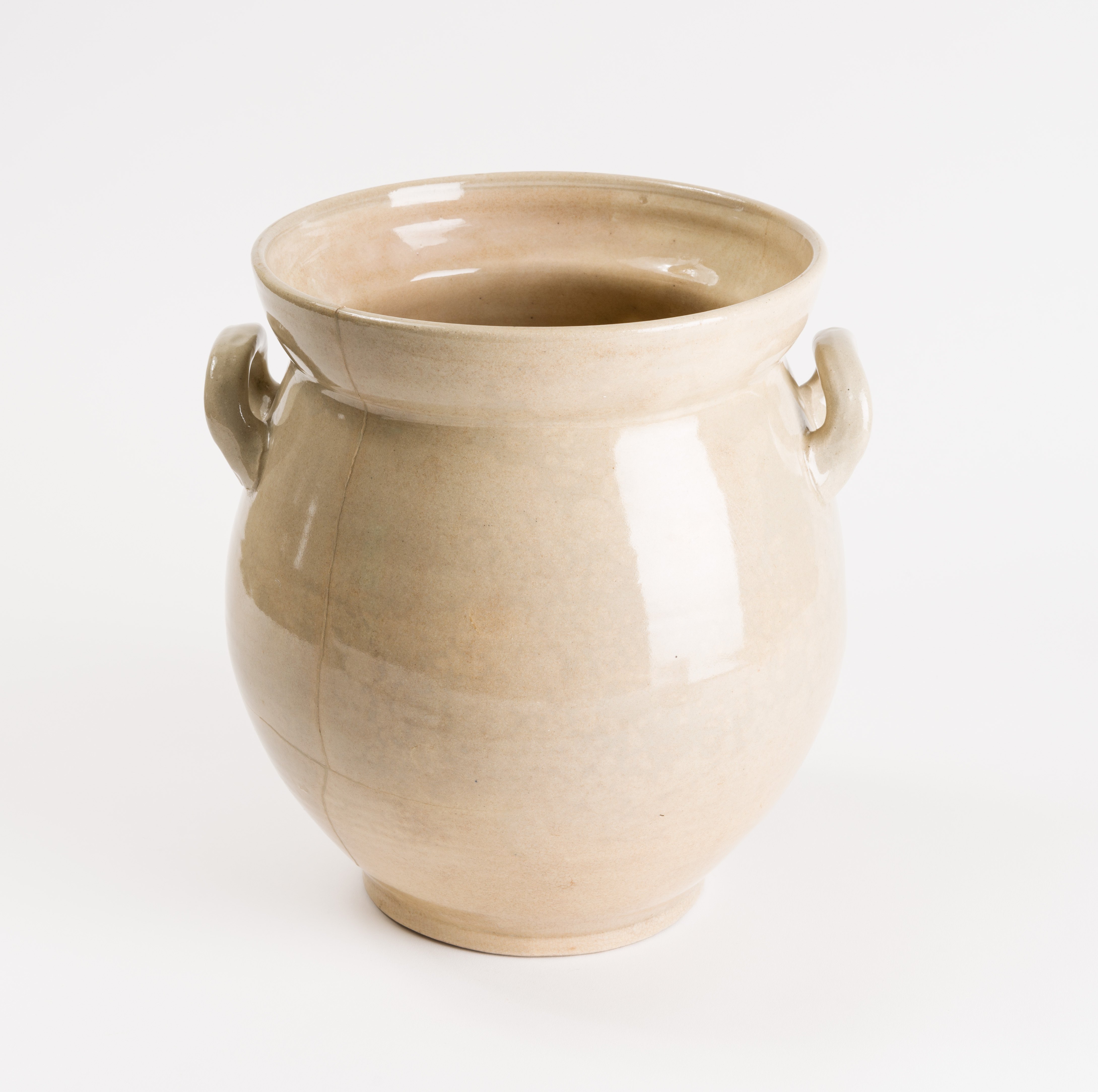 Fazék; Keramiktopf, "Leimkruag" (Budaörsi Bleyer Jakab Heimatmuseum CC BY-NC-SA)
