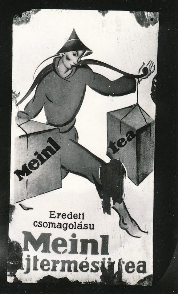 Reklámtábla, fém, zománcozott (Ferenczy Múzeumi Centrum CC BY-NC-SA)