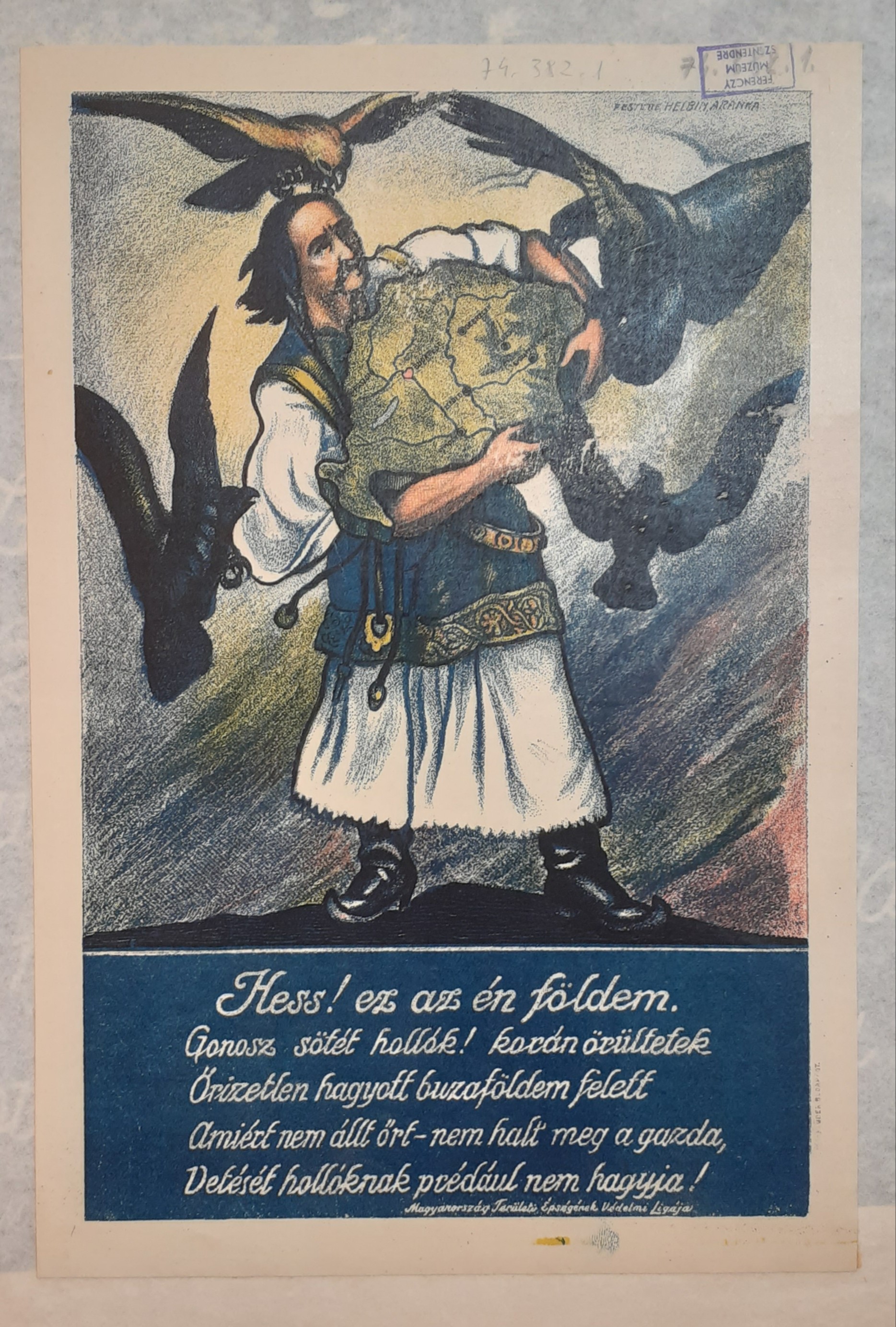 Trianon plakát: Hess! Ez az én földem (Ferenczy Múzeumi Centrum CC BY-NC-SA)