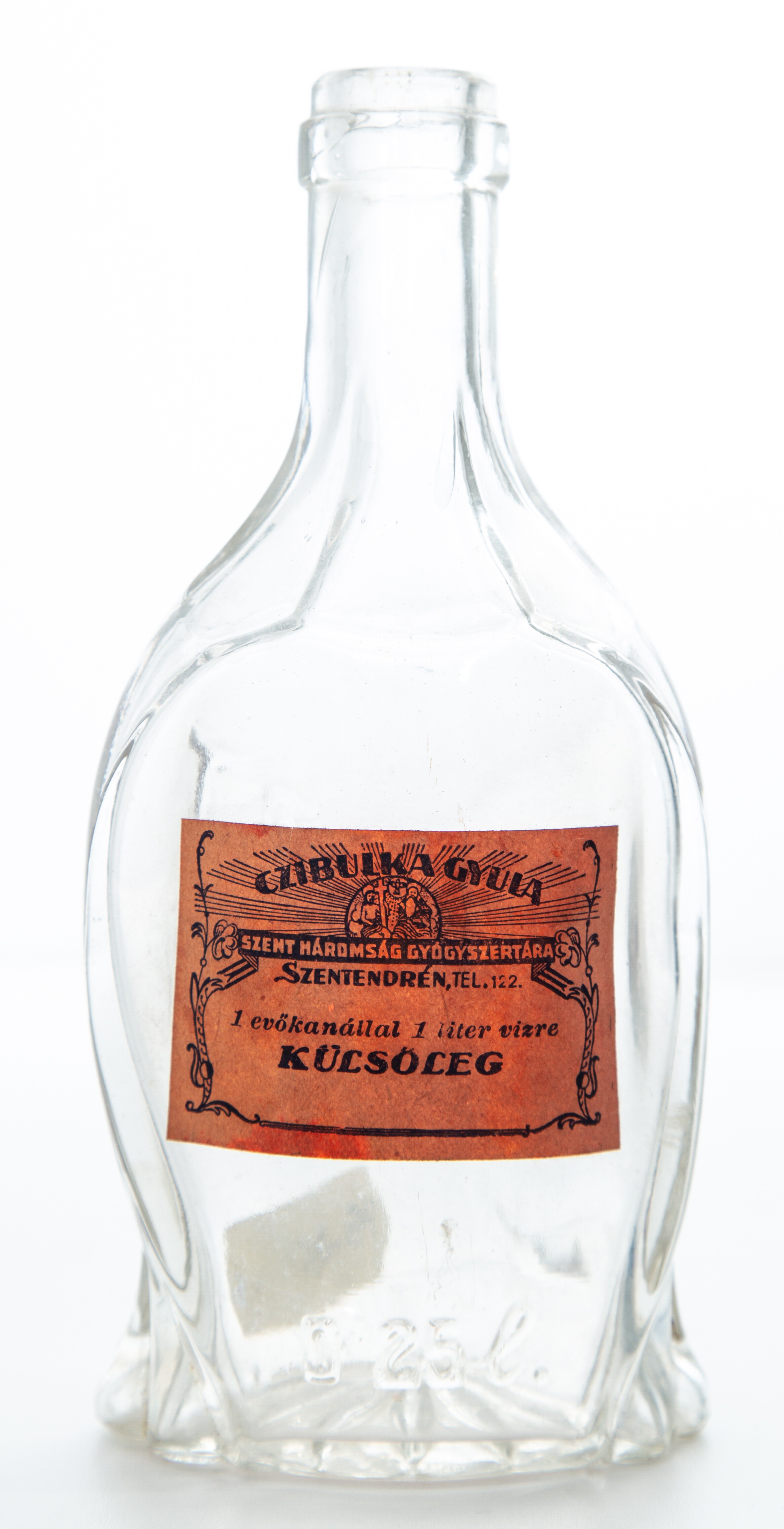 Gyógyszeres üveg (Ferenczy Múzeumi Centrum CC BY-NC-SA)