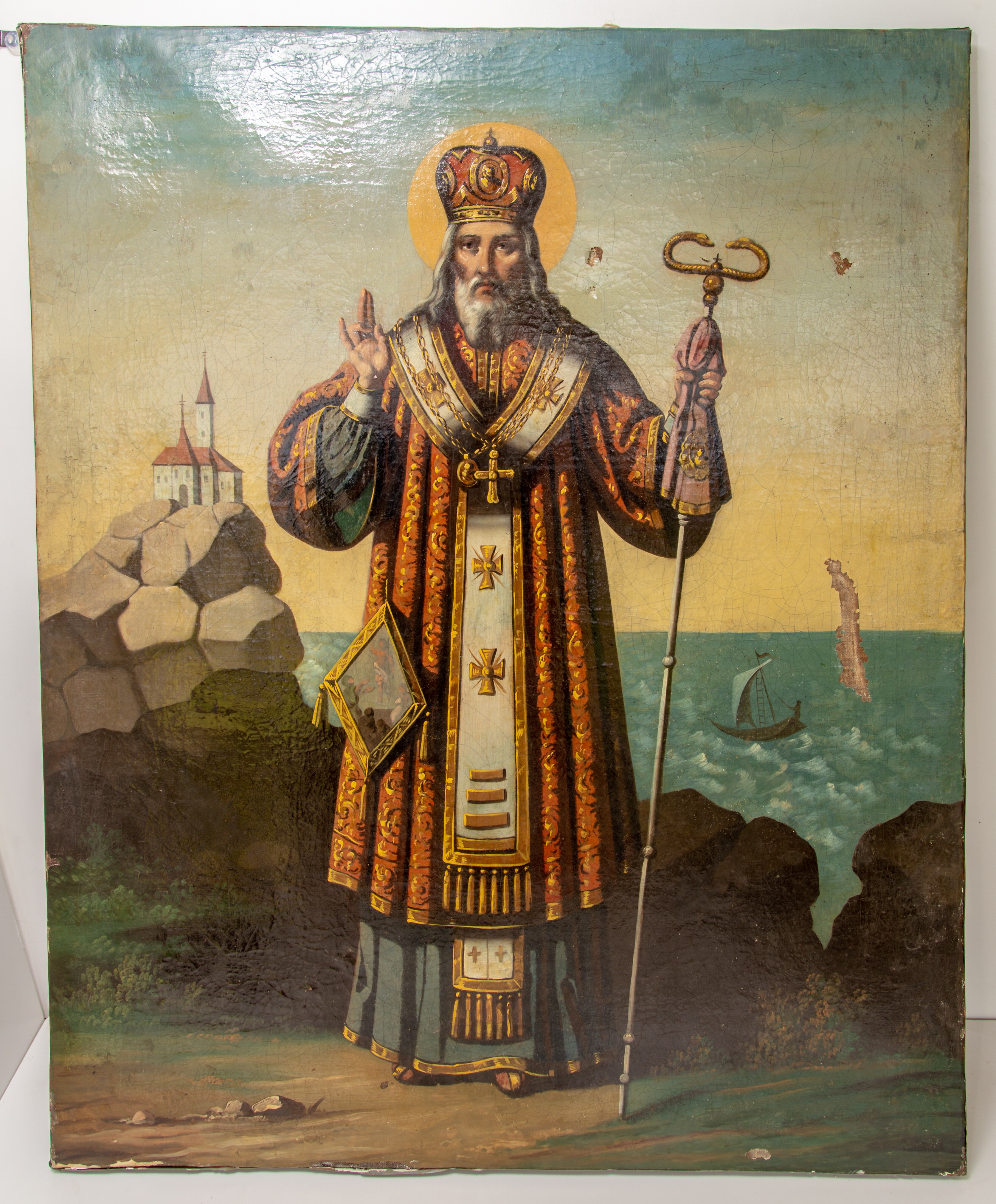 Szent Miklós ikon (Ferenczy Múzeumi Centrum CC BY-NC-SA)