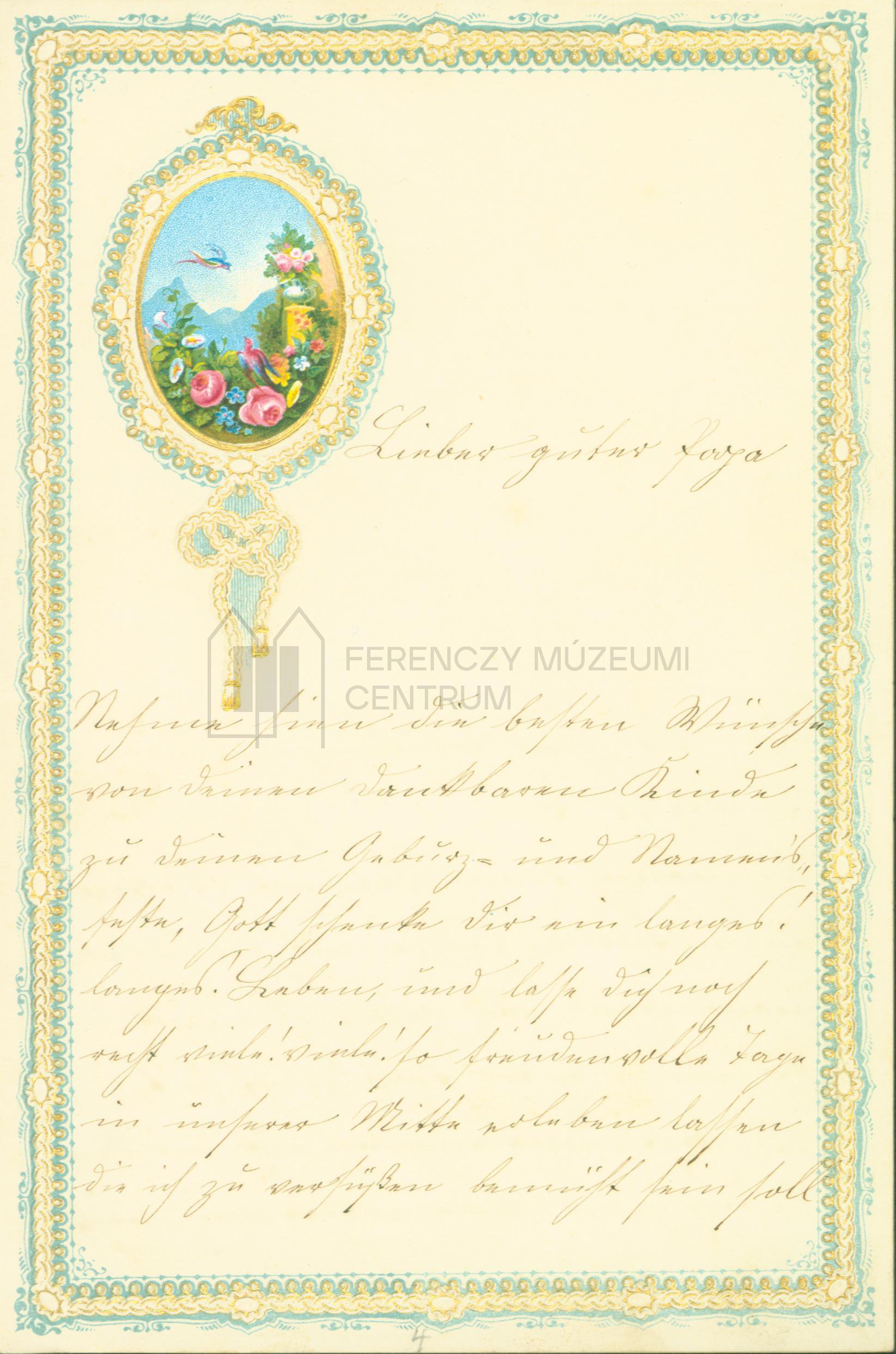 Stéger Antónia levele szüleihez (Ferenczy Múzeumi Centrum CC BY-NC-SA)