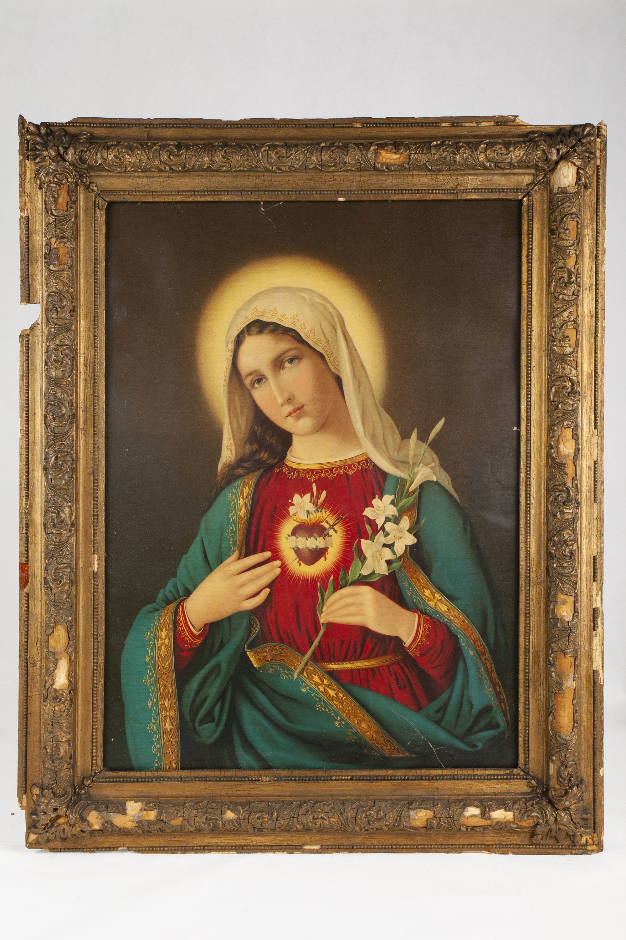 Mária szíve szentkép (Rippl-Rónai Múzeum CC BY-NC-ND)