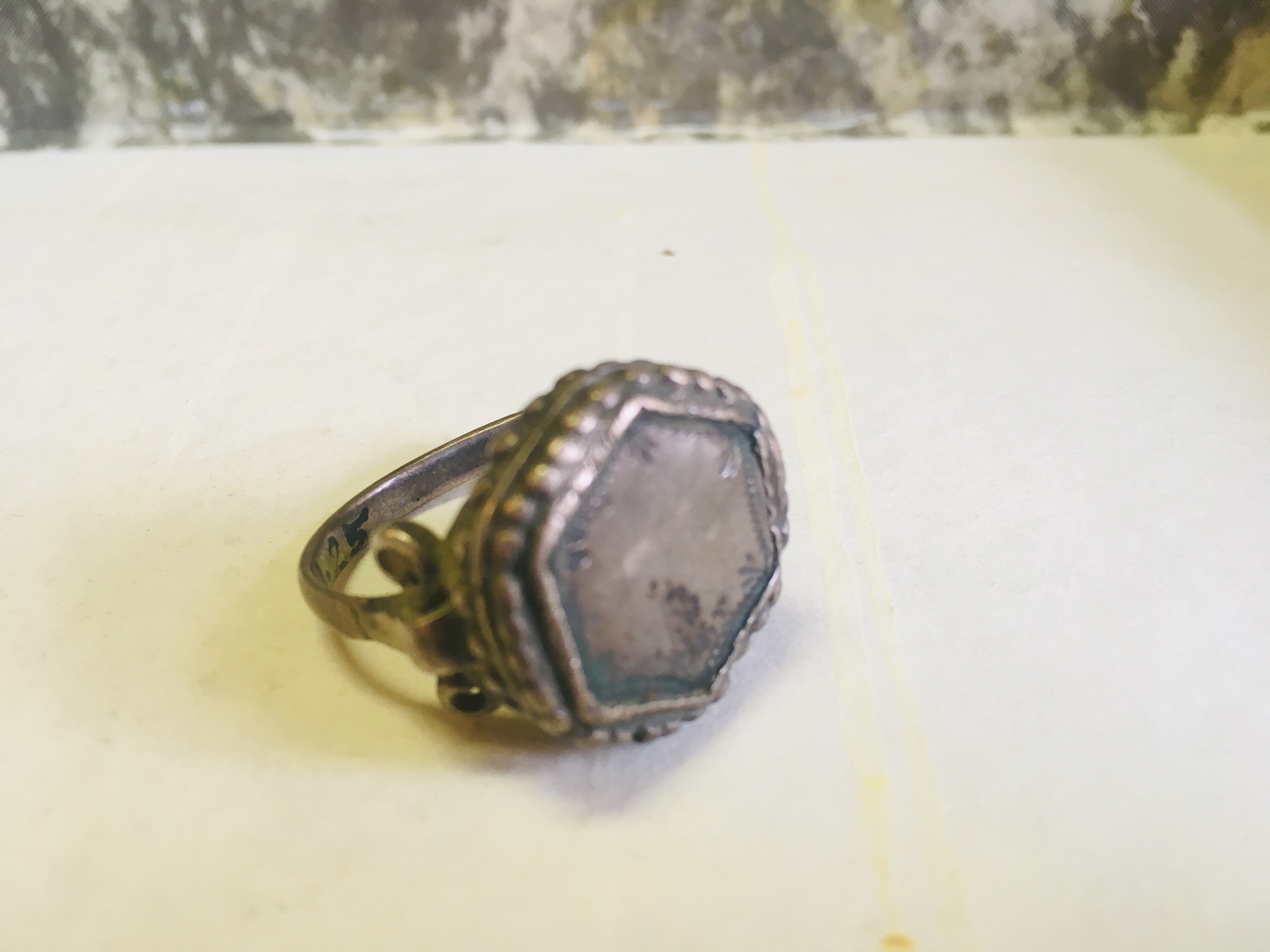Ezüst pecsétgyűrű (Rippl-Rónai Múzeum CC BY-NC-ND)