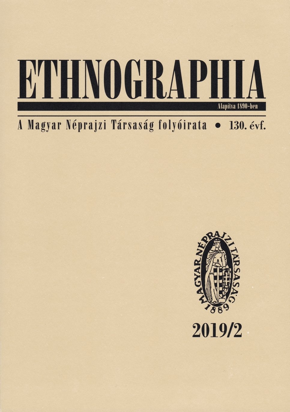 Ethnographia 2019/130. évf. 2. sz. (Rippl-Rónai Múzeum CC BY-NC-ND)