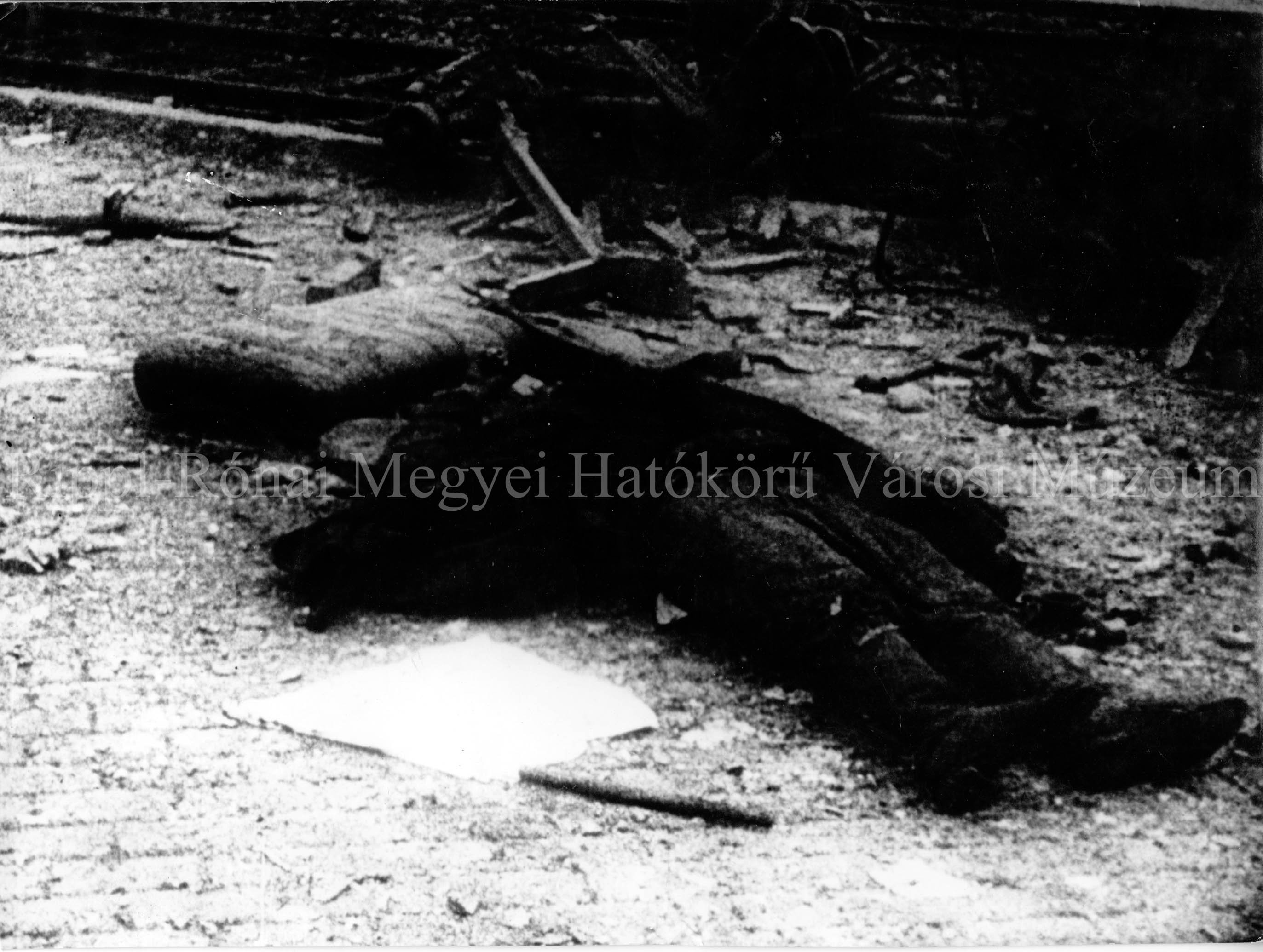 Meggyilkolt szovjet parlamente, Steimetz kapitány Vecsés határában (Rippl-Rónai Múzeum CC BY-NC-SA)
