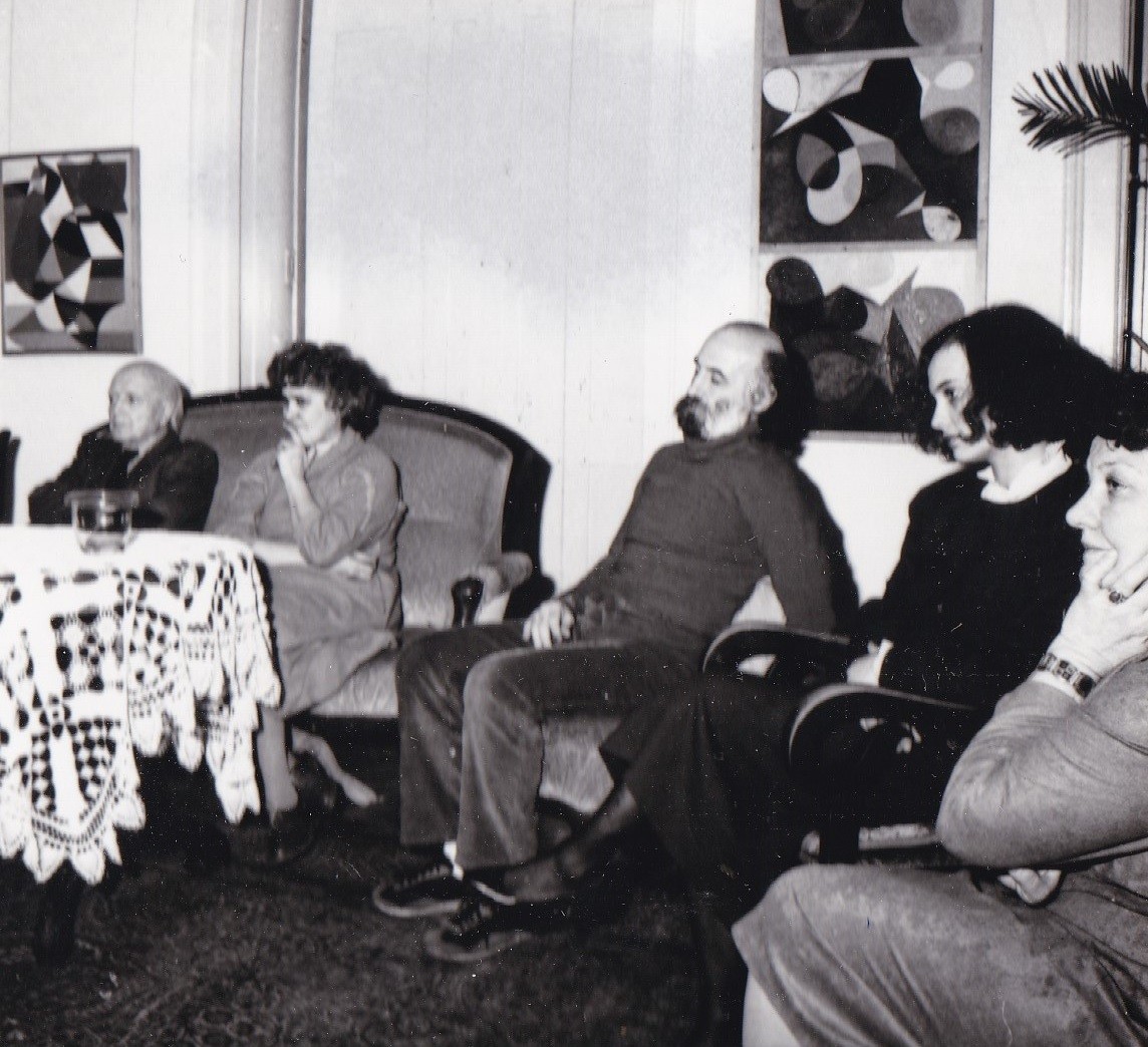 Martyn Ferenc archív: Barthné, Hazafi Klára, Pörczi Zsuzsa és Péter, Csorba Simon (kvári festő) (Rippl-Rónai Múzeum CC BY-NC-ND)