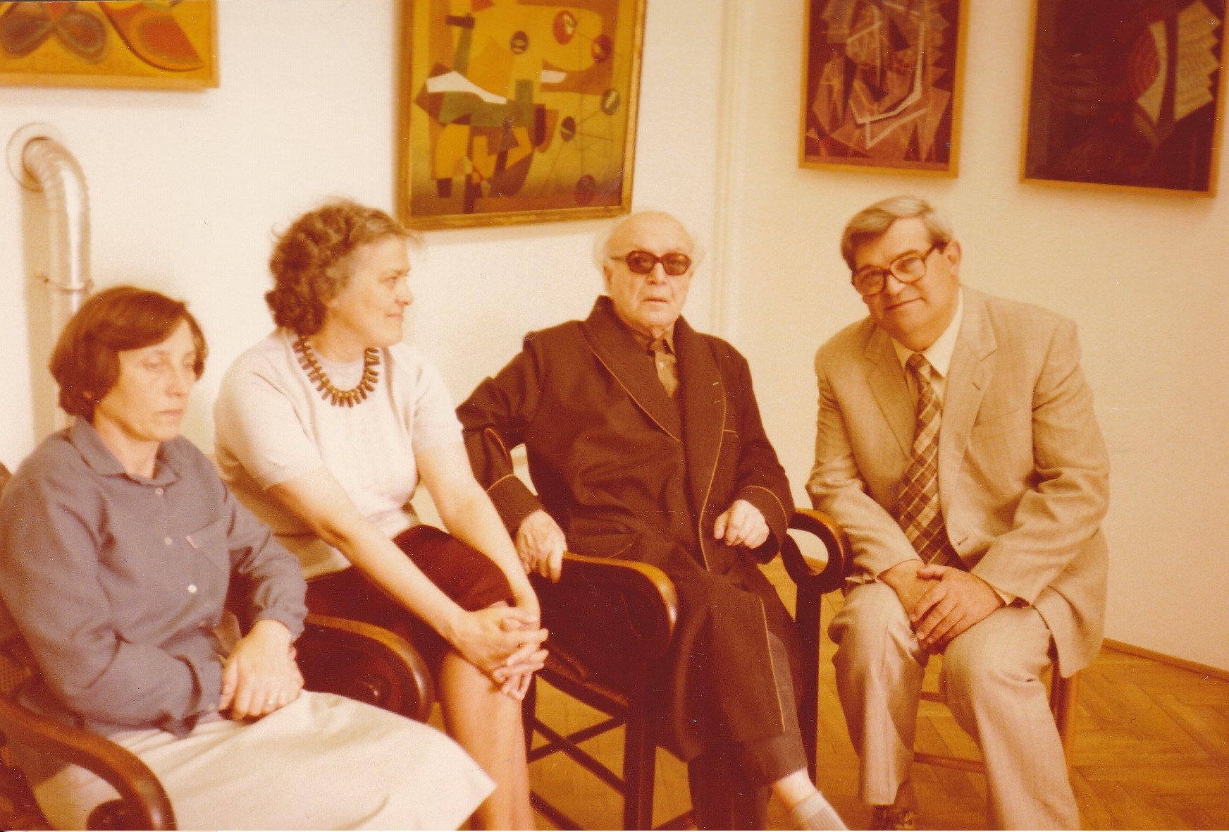 Martyn Ferenc, Hárs Éva, Dr. Lévai Jenő. (Rippl-Rónai Múzeum CC BY-NC-ND)