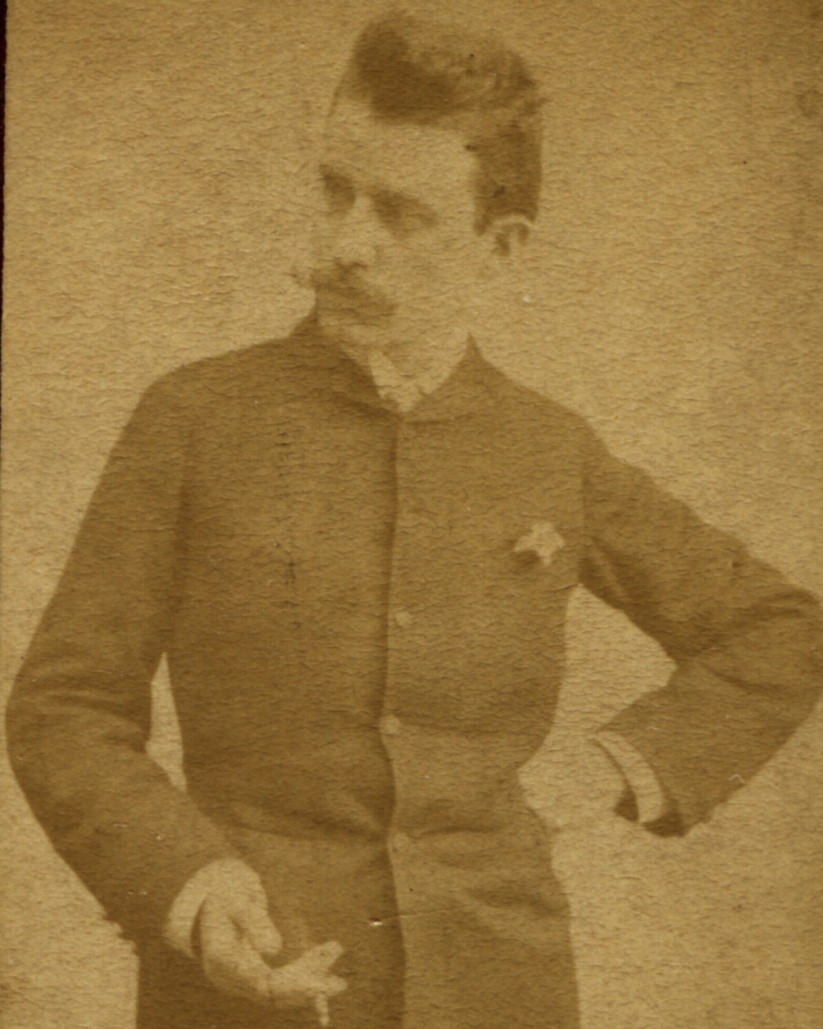 H. Chillier fényképe Rippl-Rónairól, 1887. (Rippl-Rónai Múzeum CC BY-NC-ND)