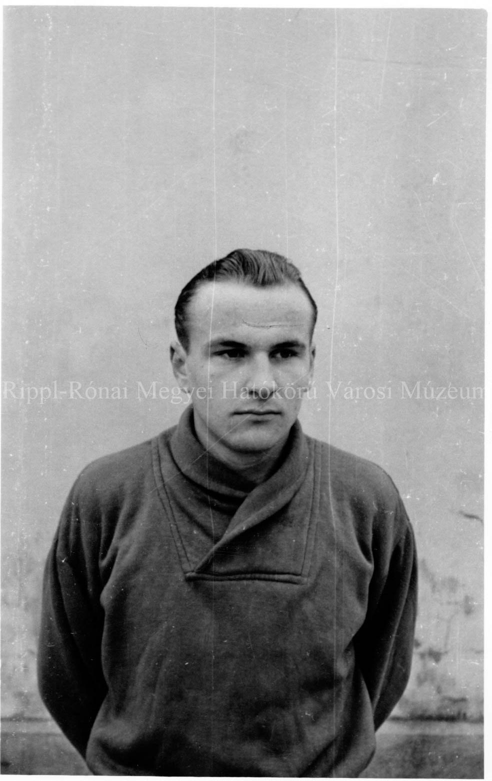 Pamuki József, a kaposvári Dózsa atlétája (Rippl-Rónai Múzeum CC BY-NC-SA)