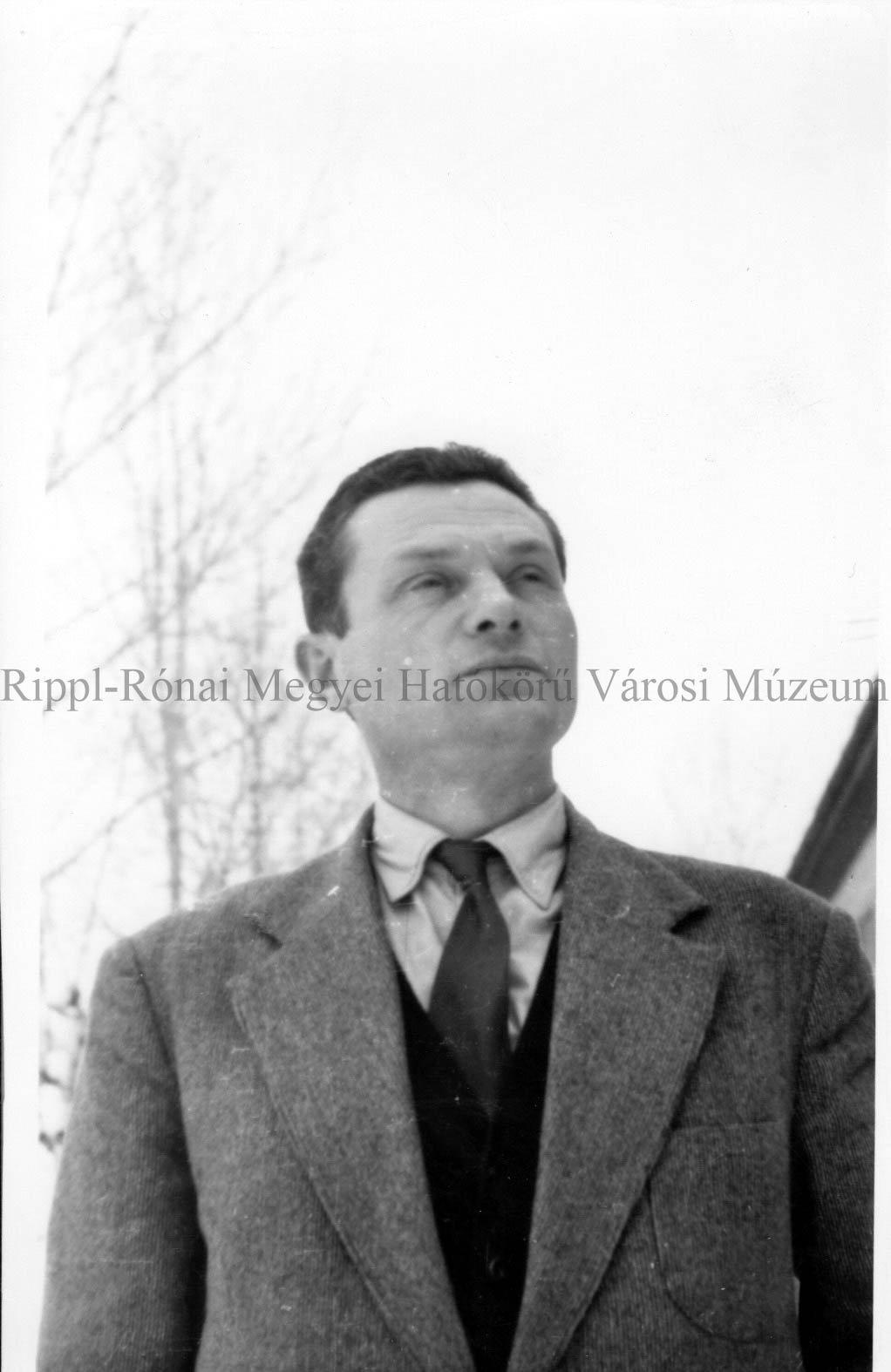 Mátyás László, a balatonlellei Balatongyöngye Tsz. elnöke (Rippl-Rónai Múzeum CC BY-NC-SA)
