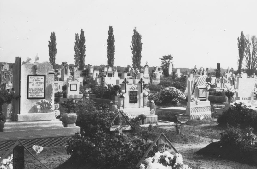 A temető déli fele (Rippl-Rónai Múzeum CC BY-NC-ND)