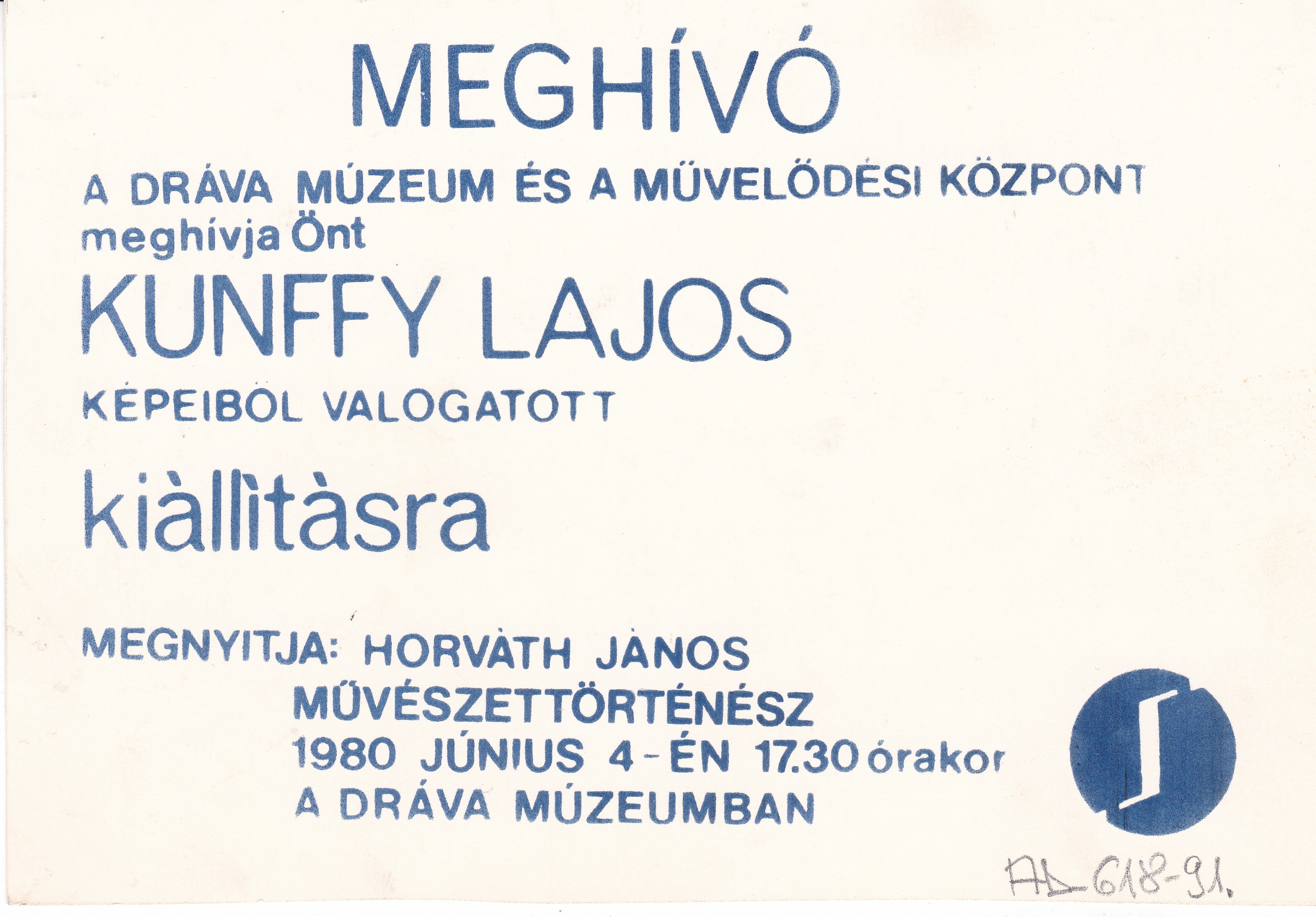 Kunffy Lajos képeiből válogatott kiállítás (Rippl-Rónai Múzeum CC BY-NC-ND)