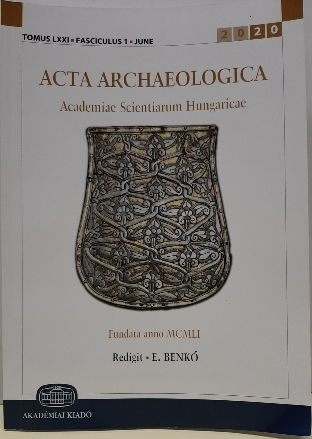 Acta Archaeologica Academiae Scientiarum Hungaricae 2020/71. kötet 1. sz. (Rippl-Rónai Múzeum CC BY-NC-ND)