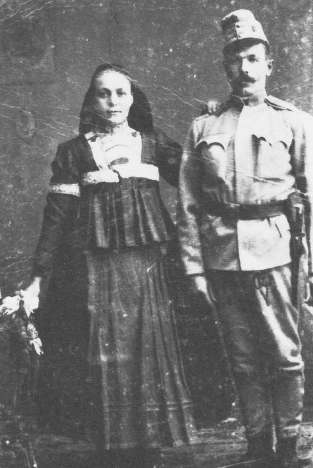 Holcz György, -az utolsó hegybíró,- feleségével (Rippl-Rónai Múzeum CC BY-NC-ND)