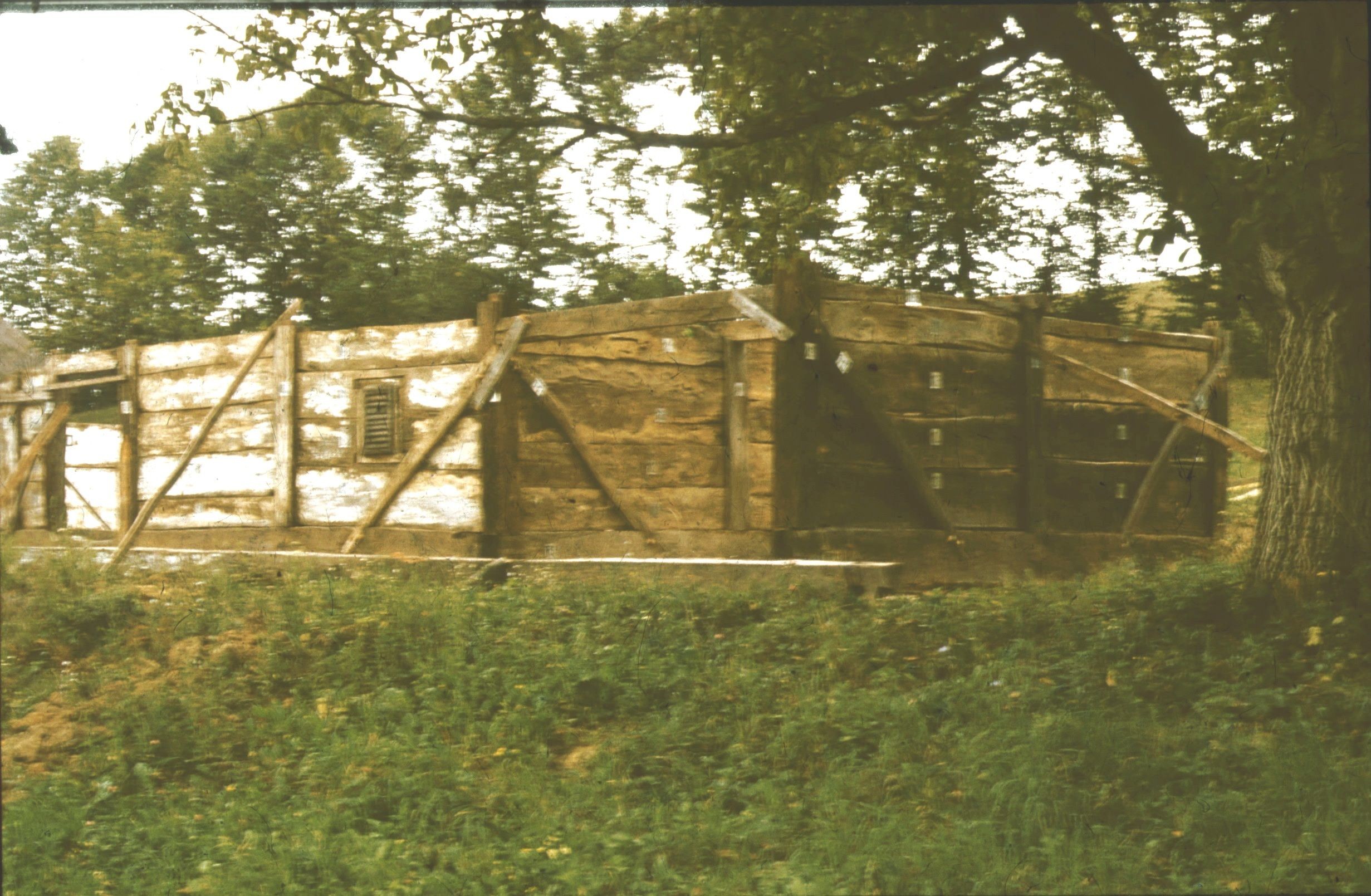 Alsósegesdi présház építése. Nézet ÉNY-ról (Rippl-Rónai Múzeum CC BY-NC-ND)