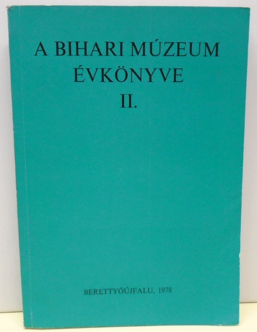 A Bihari Múzeum évkönyve 1978/2. (Rippl-Rónai Múzeum CC BY-NC-ND)