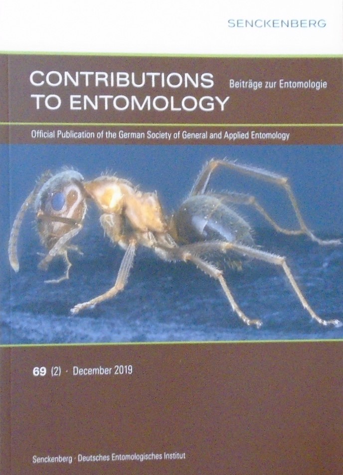 Beiträge zur Entomologie. Contributions to Entomology 2019/69. évf. 2. sz. (Rippl-Rónai Múzeum CC BY-NC-ND)