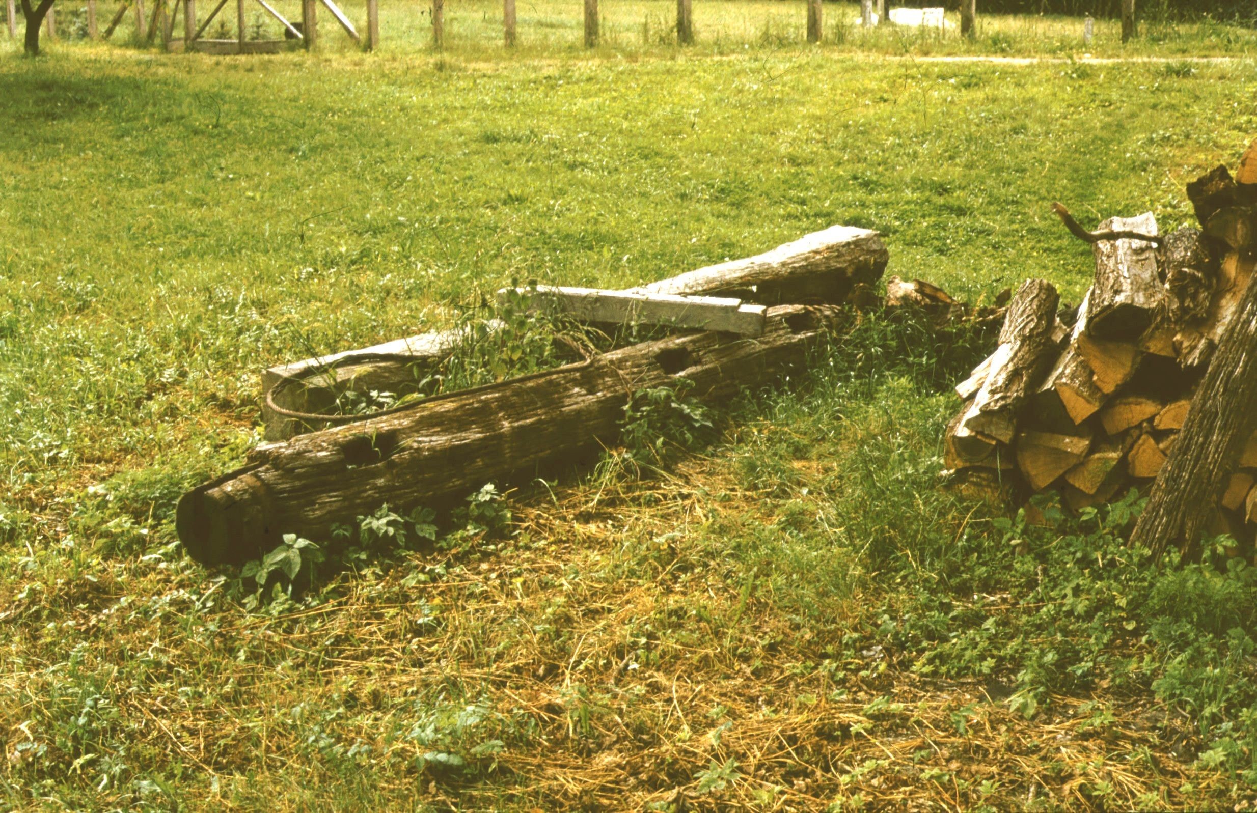 A vízikerék korábbi használt tengelye (Rippl-Rónai Múzeum CC BY-NC-ND)