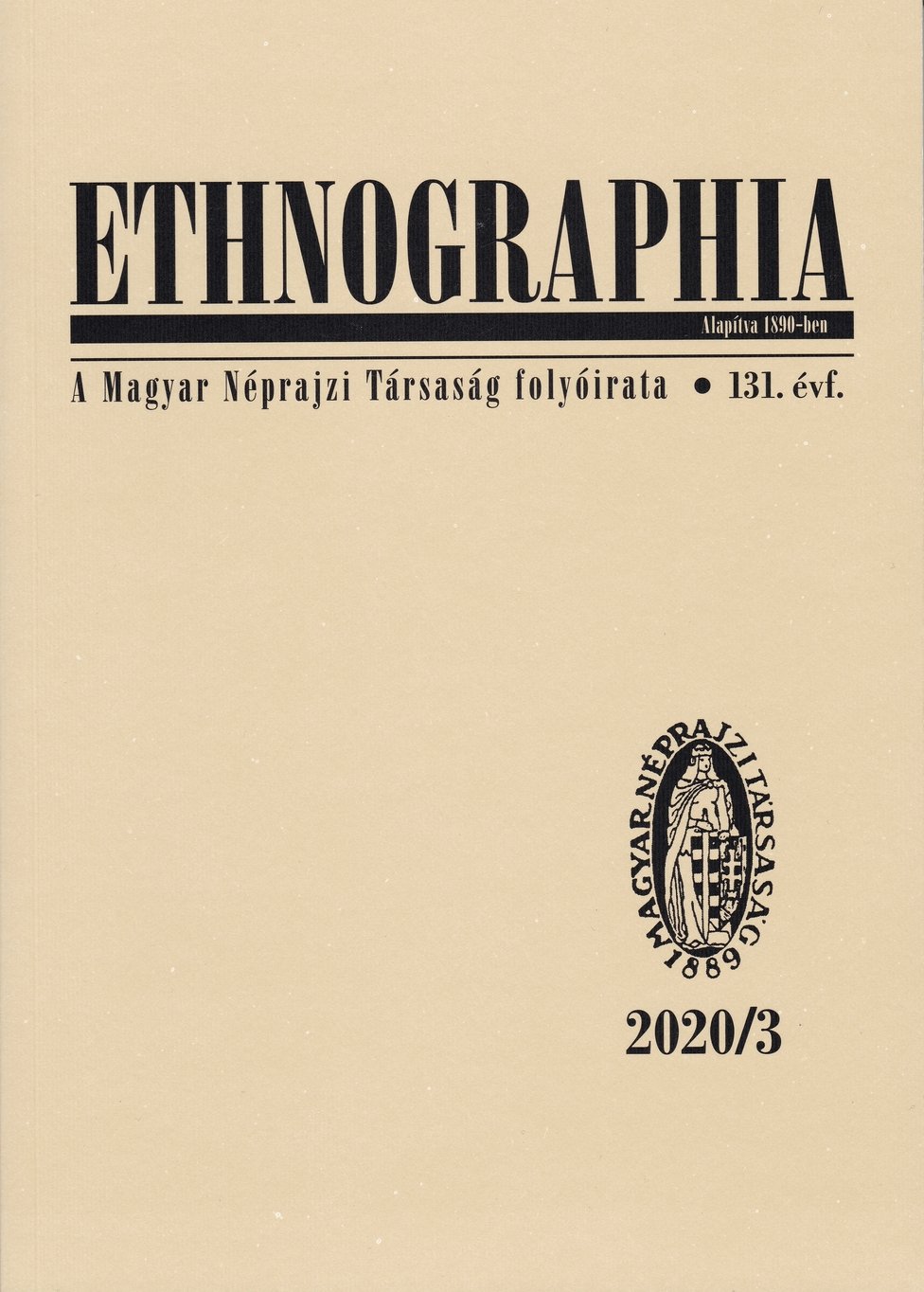 Ethnographia 2020/131. évf. 3. sz. (Rippl-Rónai Múzeum CC BY-NC-ND)
