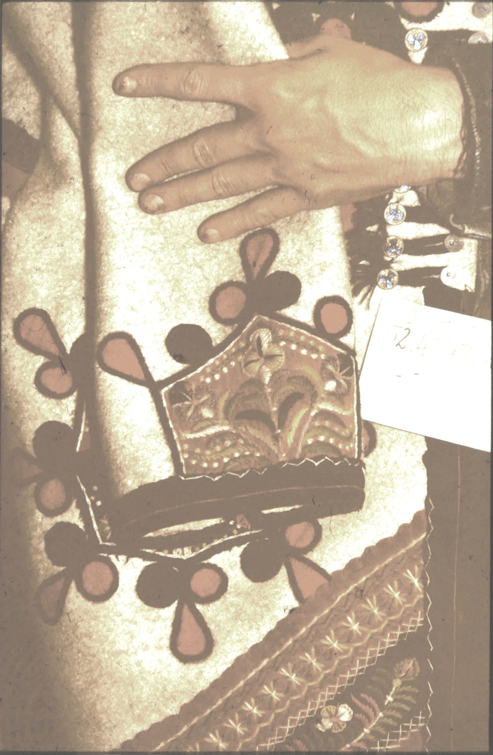 Szűrkabát ujjának hímzett díszítése. Mohács (Rippl-Rónai Múzeum CC BY-NC-ND)