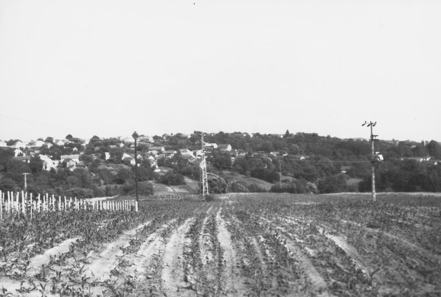 A falu látképe NY-ról az országútról, Pátró (Rippl-Rónai Múzeum CC BY-NC-ND)