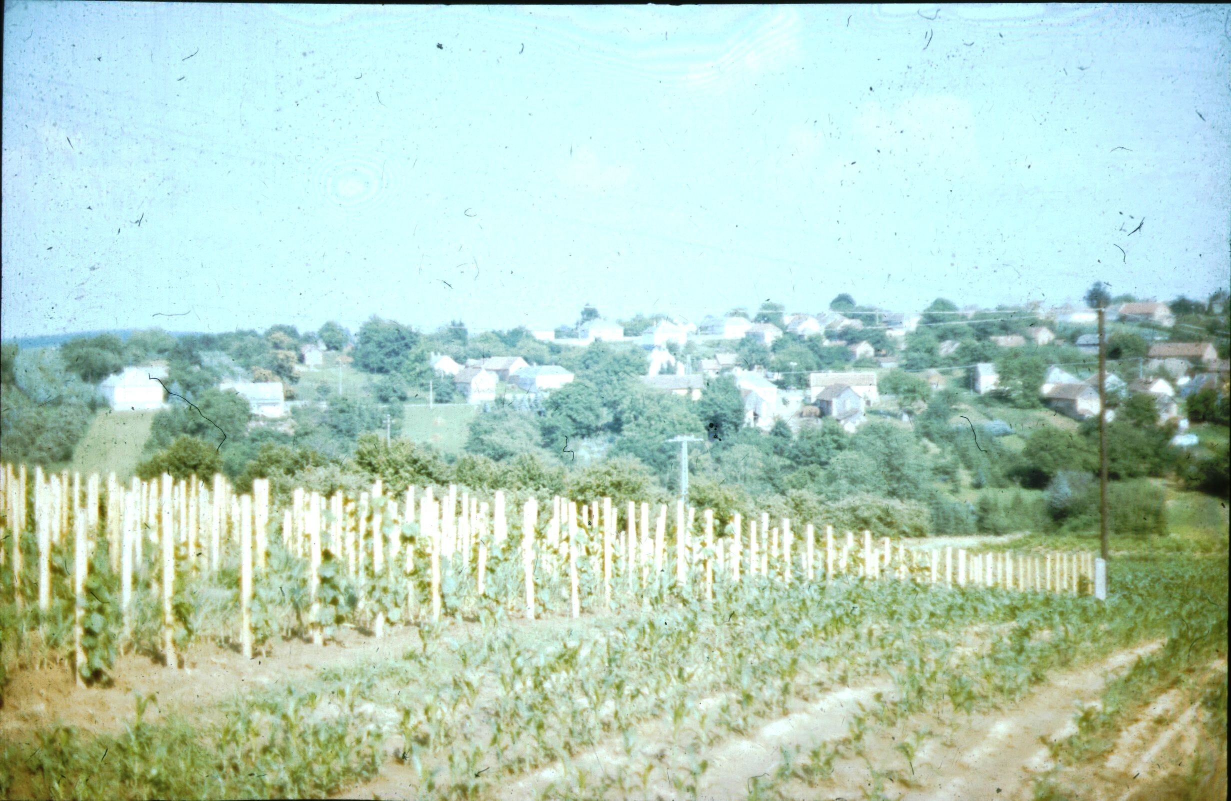 A falu látképe NY-ról, az országútról, Pátró (Rippl-Rónai Múzeum CC BY-NC-ND)