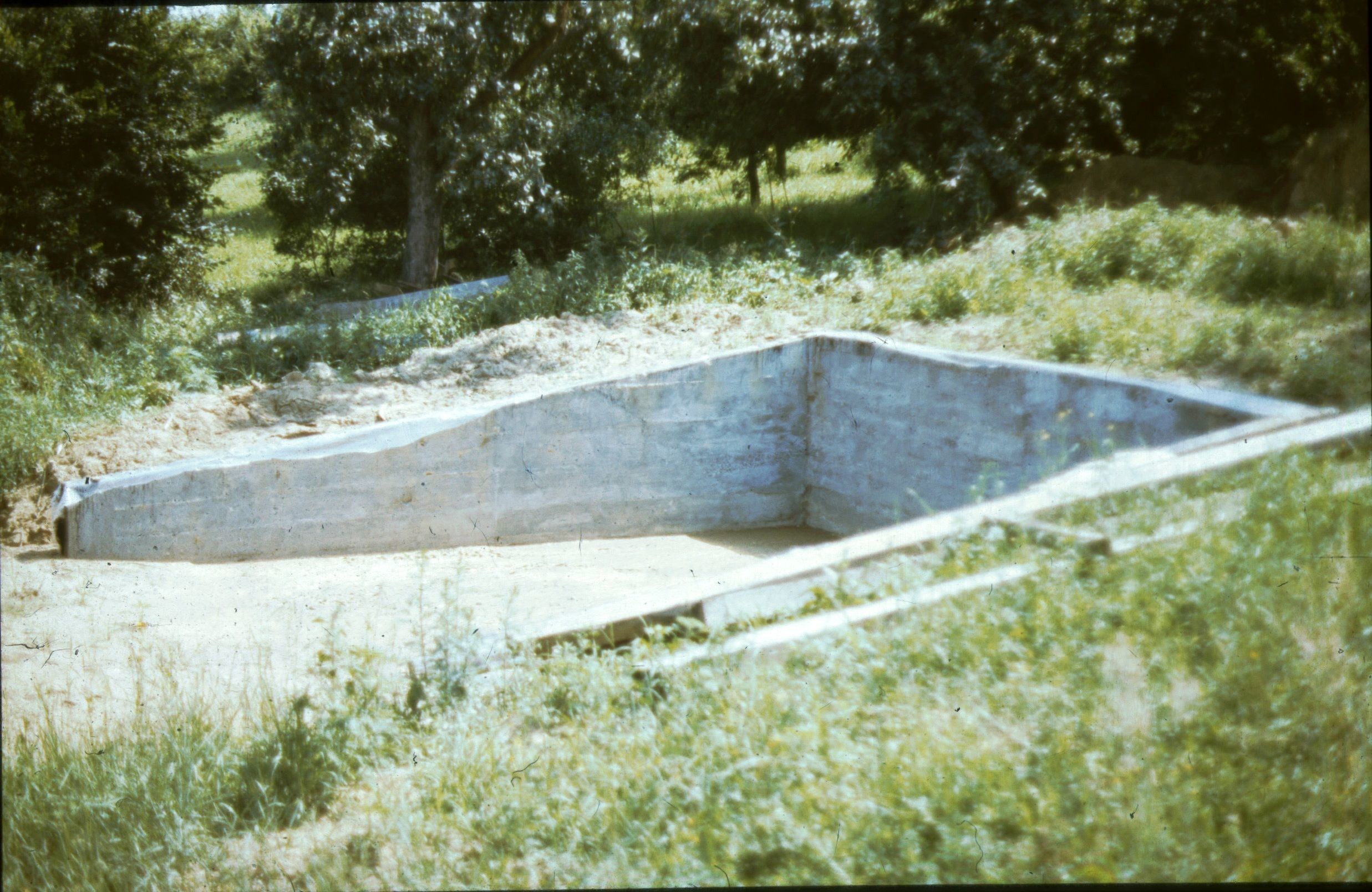 A Szalacska-hegyi présház alapozása. Nézet DNY-ról (Rippl-Rónai Múzeum CC BY-NC-ND)