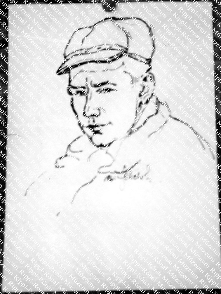 Fekete Mihály: Traktorvezető (Rippl-Rónai Múzeum CC BY-NC-SA)