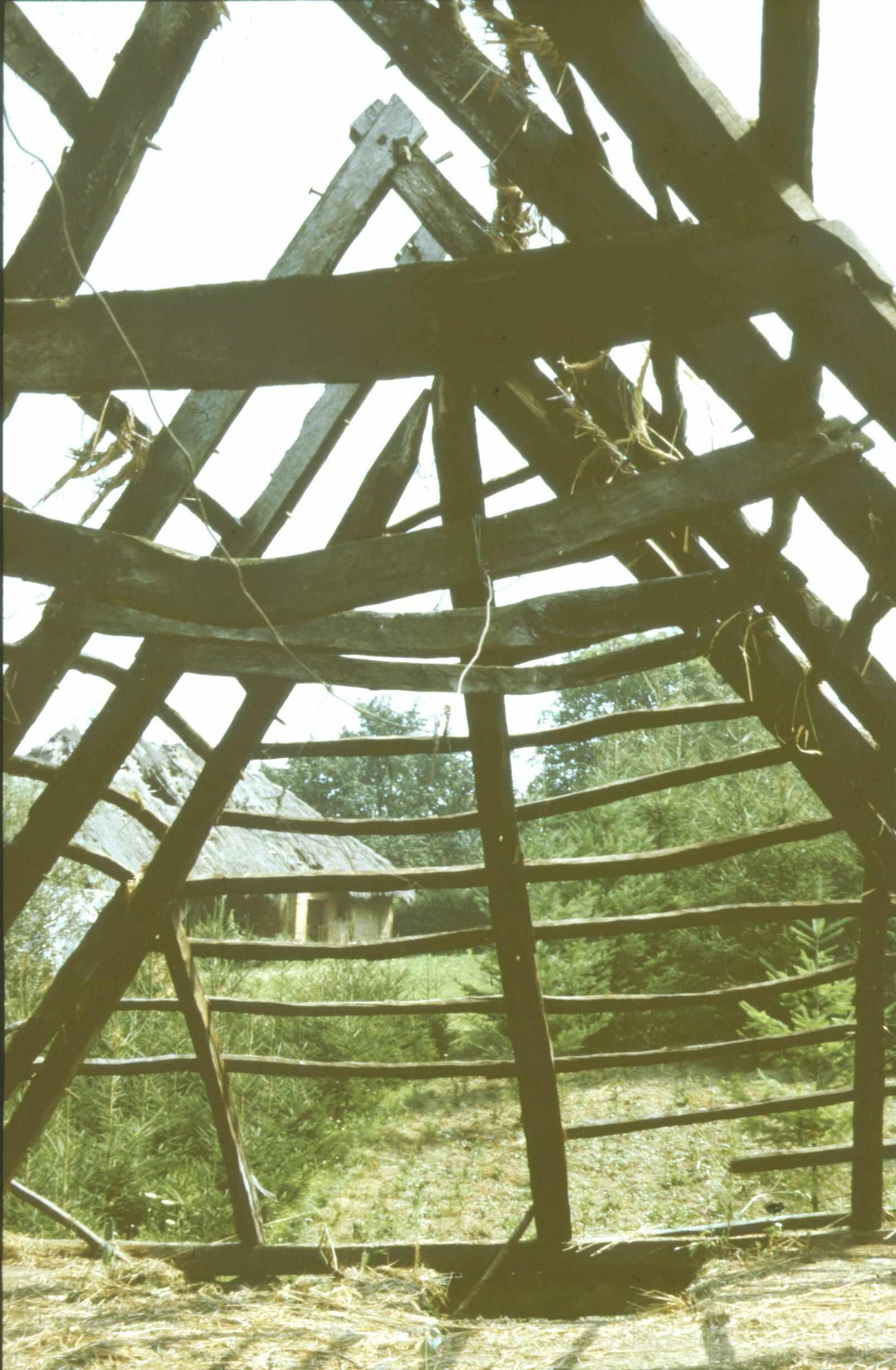 Szarufák nézete Ny-ról a padlástérben (Rippl-Rónai Múzeum CC BY-NC-ND)