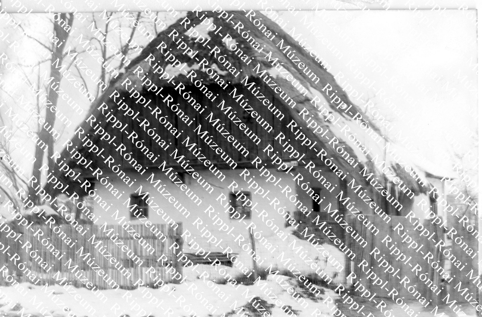 Vertfalú, zsuppos ház Berzencén (Rippl-Rónai Múzeum CC BY-NC-SA)