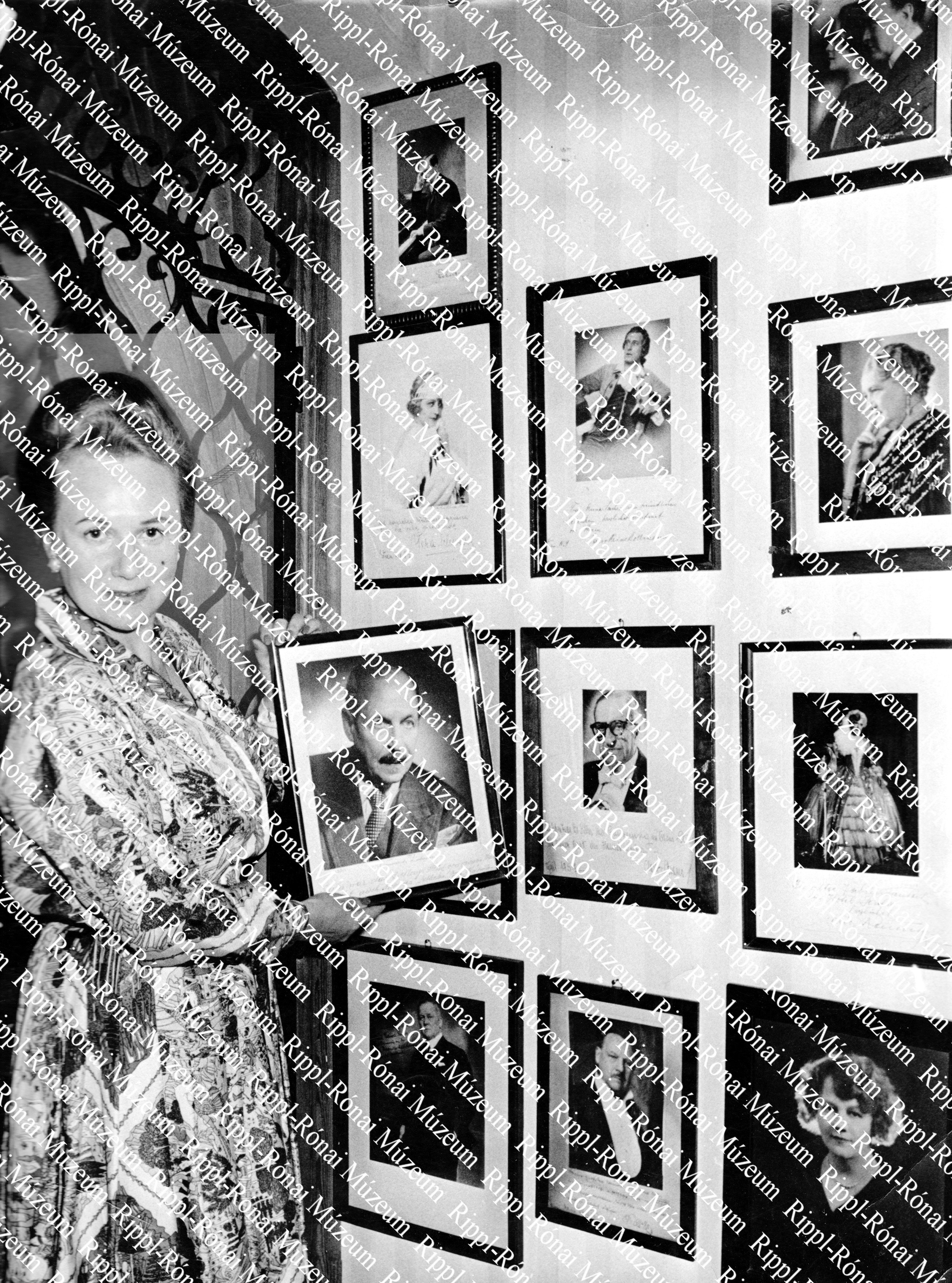 Kálmán Imre felesége a Hotel Secherben (Rippl-Rónai Múzeum CC BY-NC-SA)