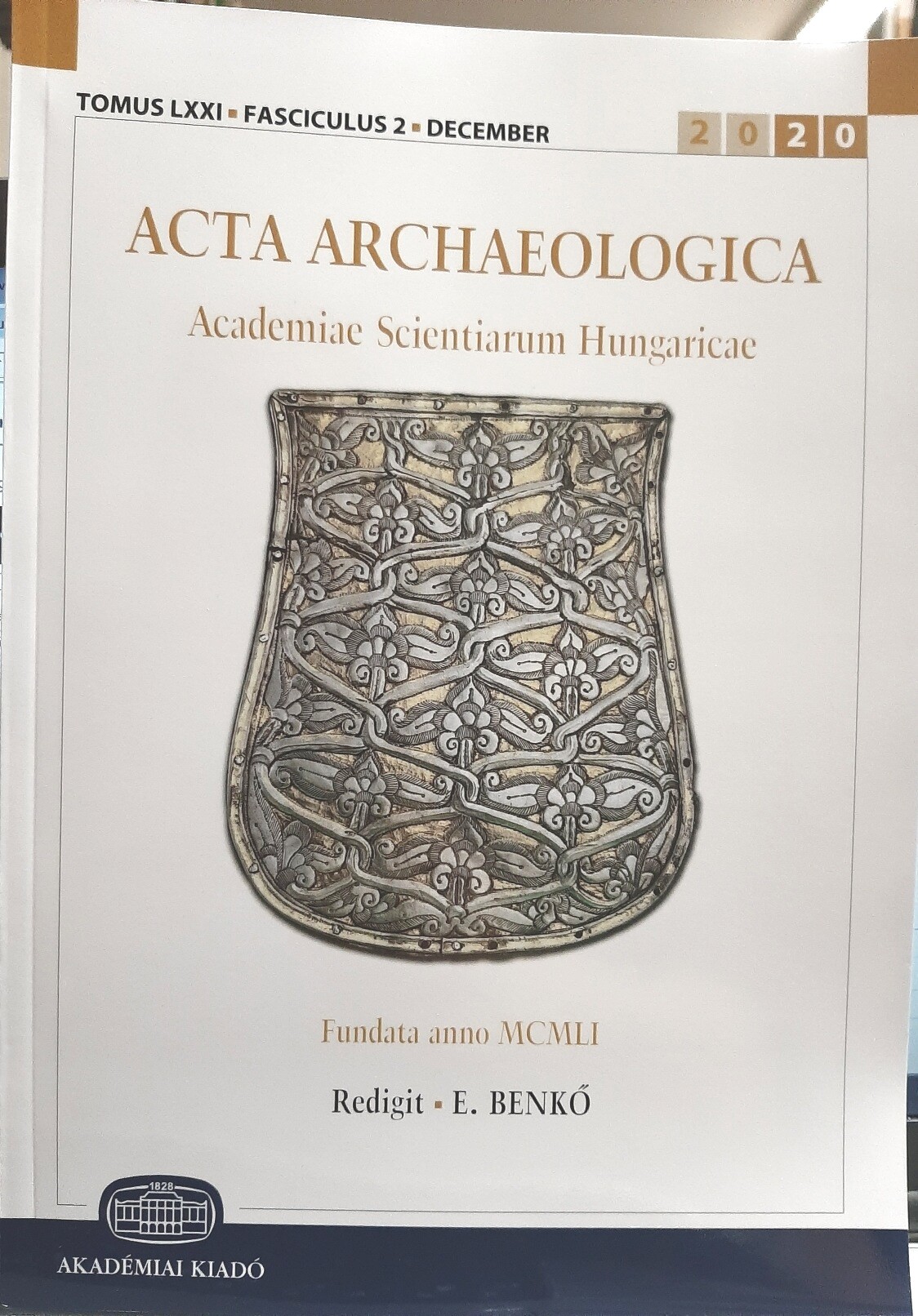 Acta Archaeologica Academiae Scientiarum Hungaricae 2020/71. kötet 2. sz. (Rippl-Rónai Múzeum CC BY-NC-ND)