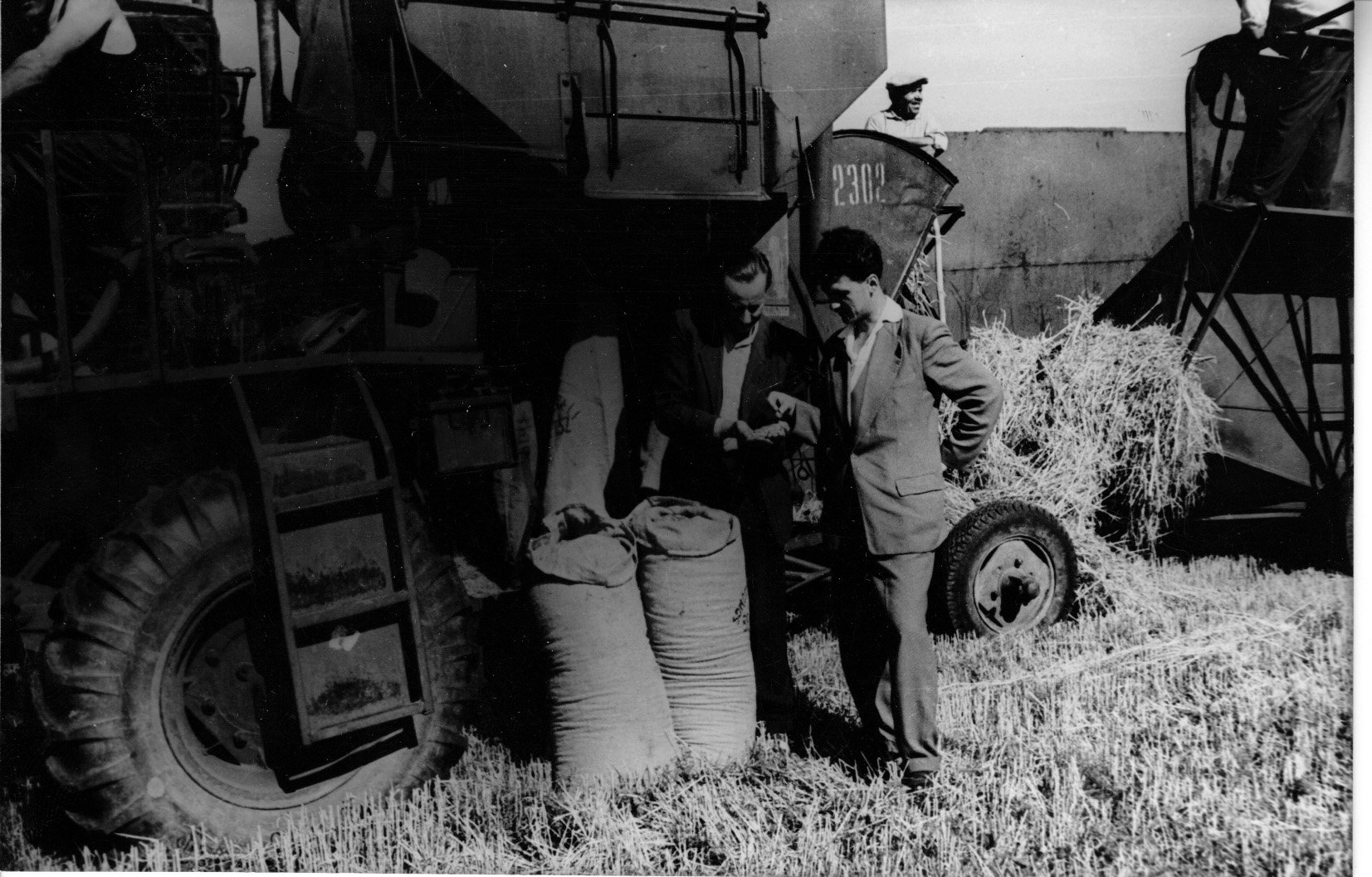 Sikos József, rinyakovácsi egyéni gazda az árpaföldet szántja. (Rippl-Rónai Múzeum CC BY-NC-SA)