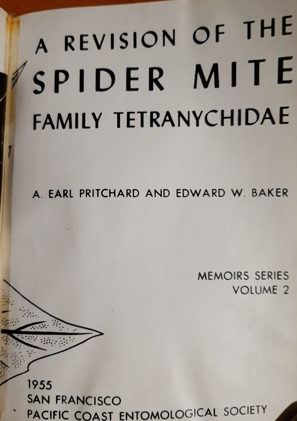 A. Earl Pritchard; Edward W. Baker: A Revision of the Spider Mite Family Tetranychidae 1. rész (Rippl-Rónai Múzeum CC BY-NC-ND)