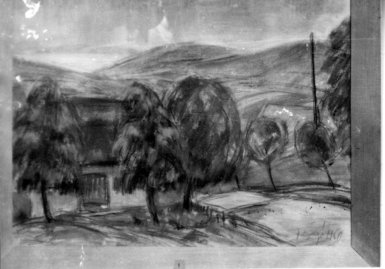 Bagó Bertalan: Tihanyi táj (Rippl-Rónai Múzeum CC BY-NC-SA)