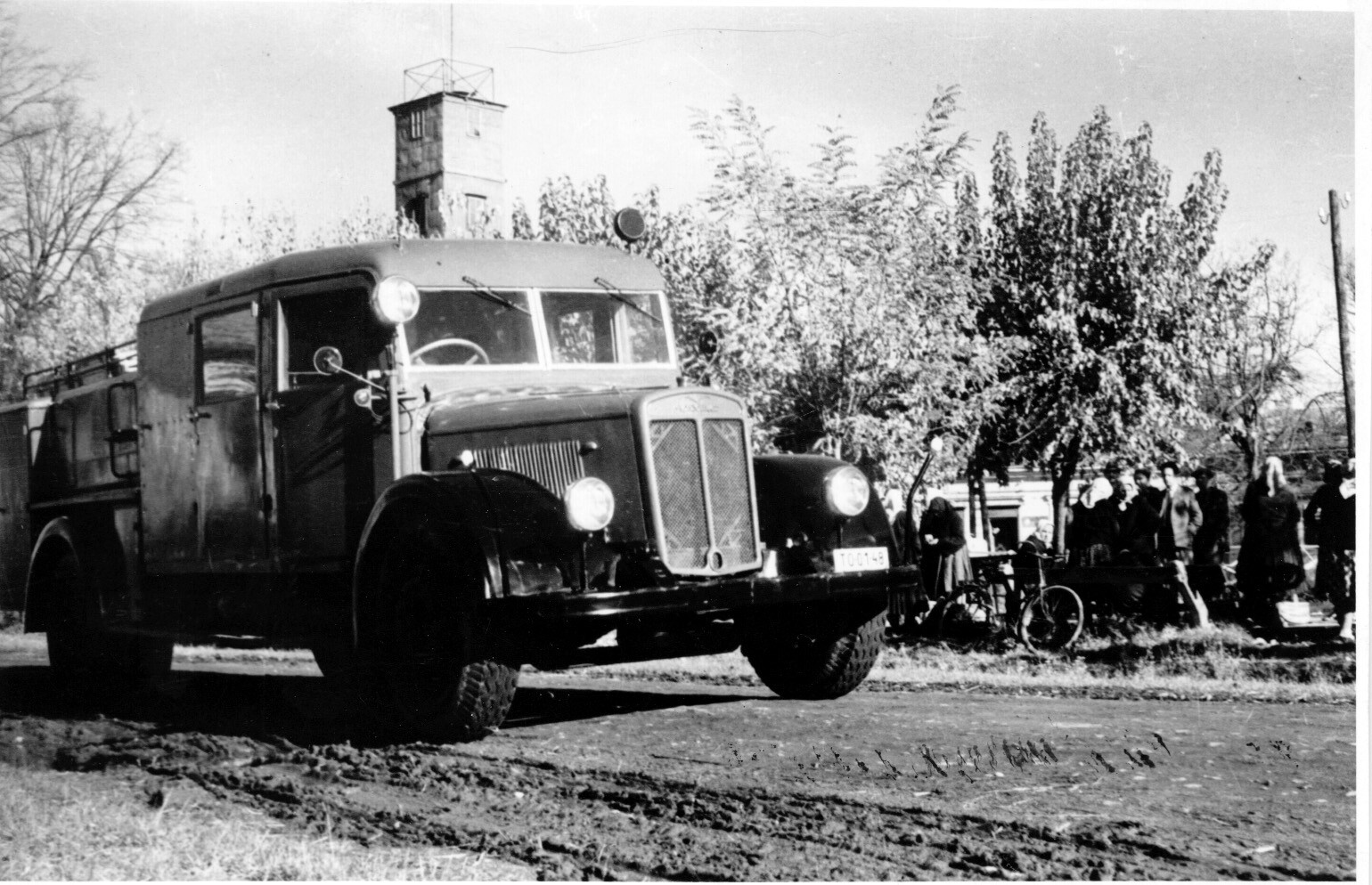 A csurgói önkéntes tűzoltók új tűzoltó autója (Rippl-Rónai Múzeum CC BY-NC-SA)
