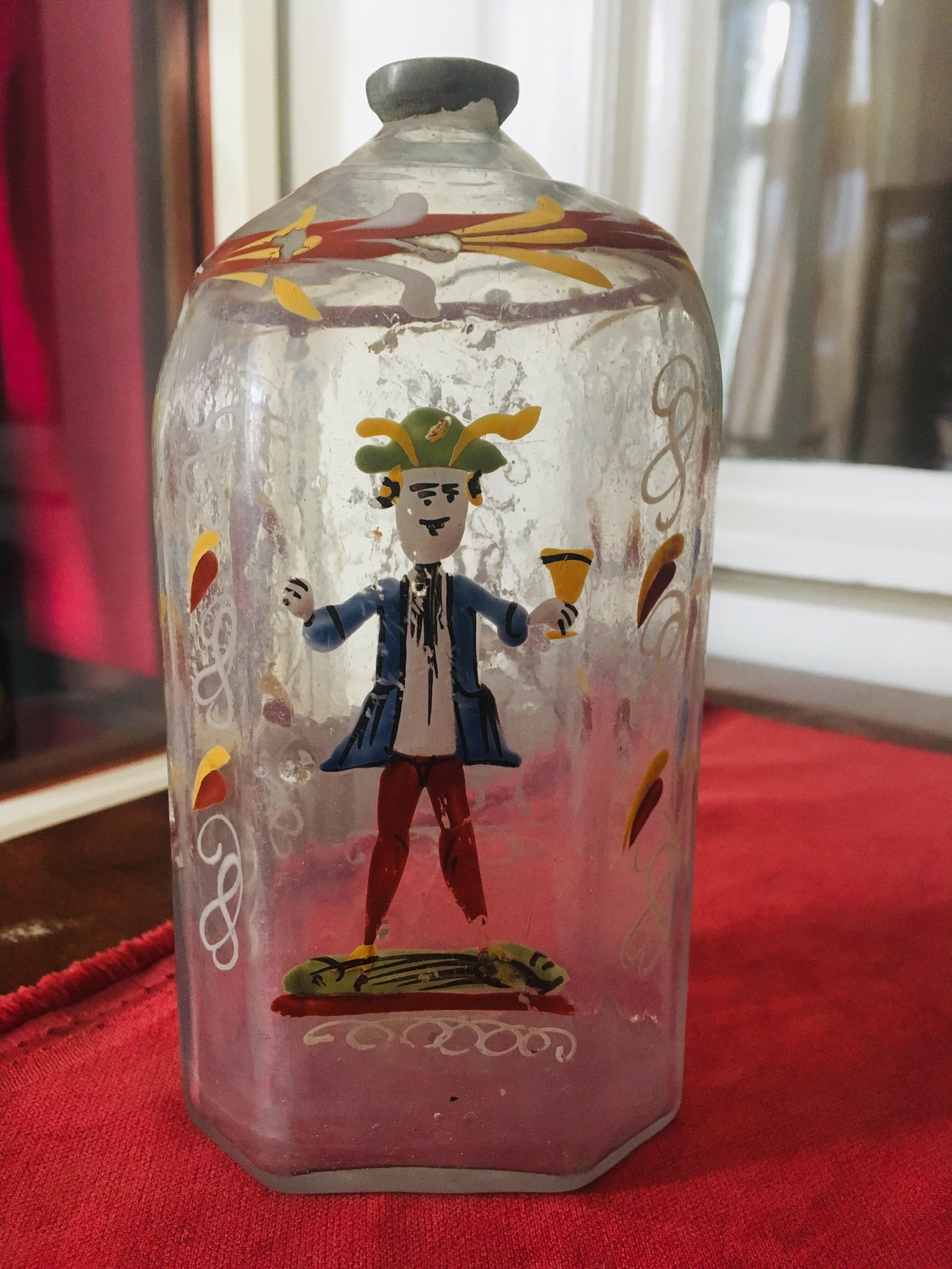 Festett üvegpalack (Rippl-Rónai Múzeum CC BY-NC-ND)