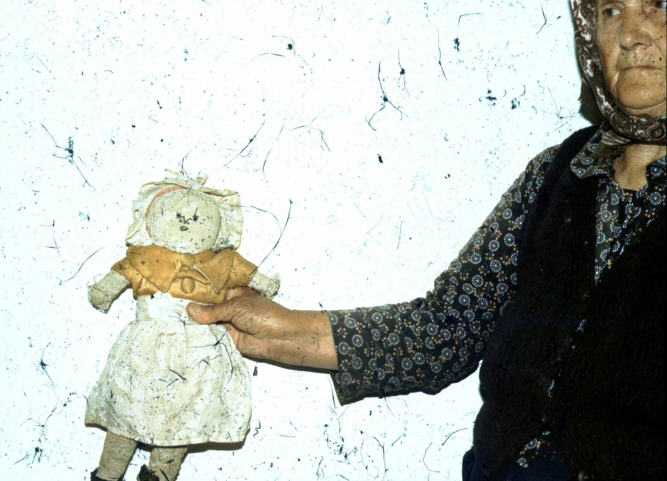 Rongybabát tartó idős nő, Törökkoppány (Rippl-Rónai Múzeum CC BY-NC-ND)