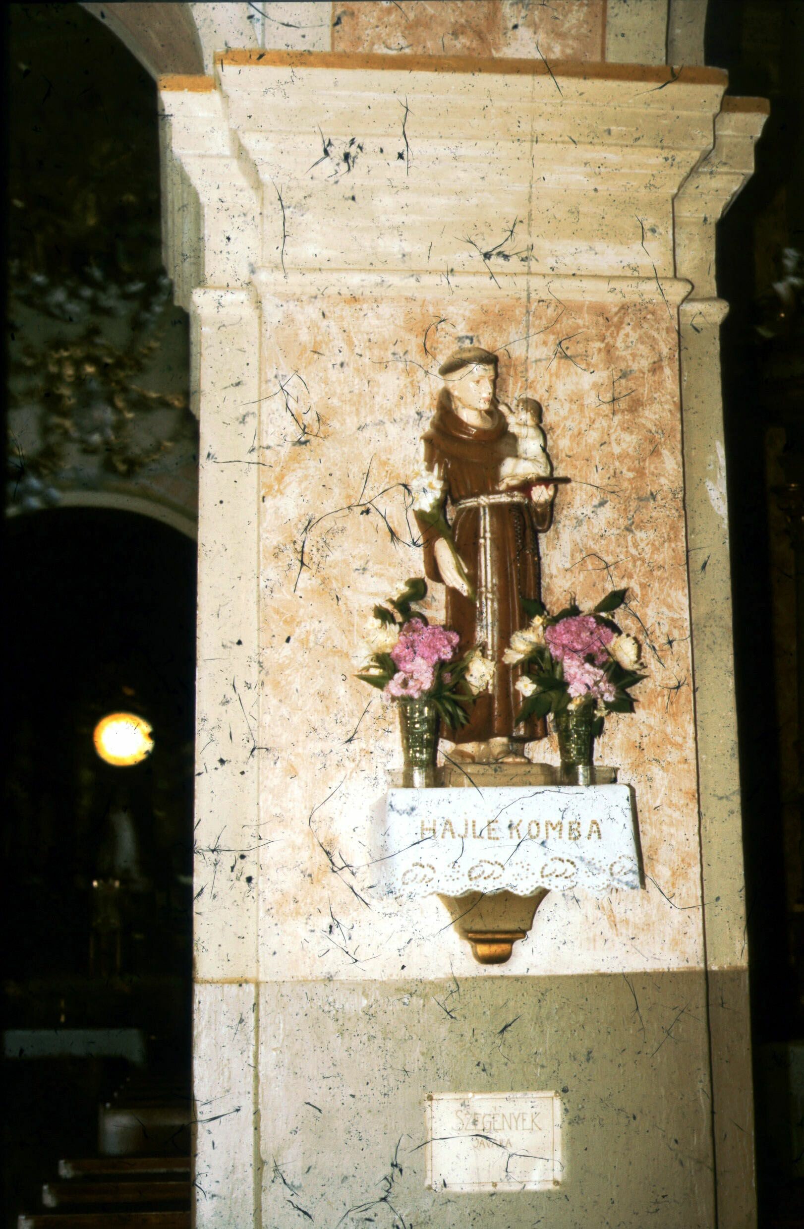Szent Antal szobor a templomban, Andocs (Rippl-Rónai Múzeum CC BY-NC-ND)