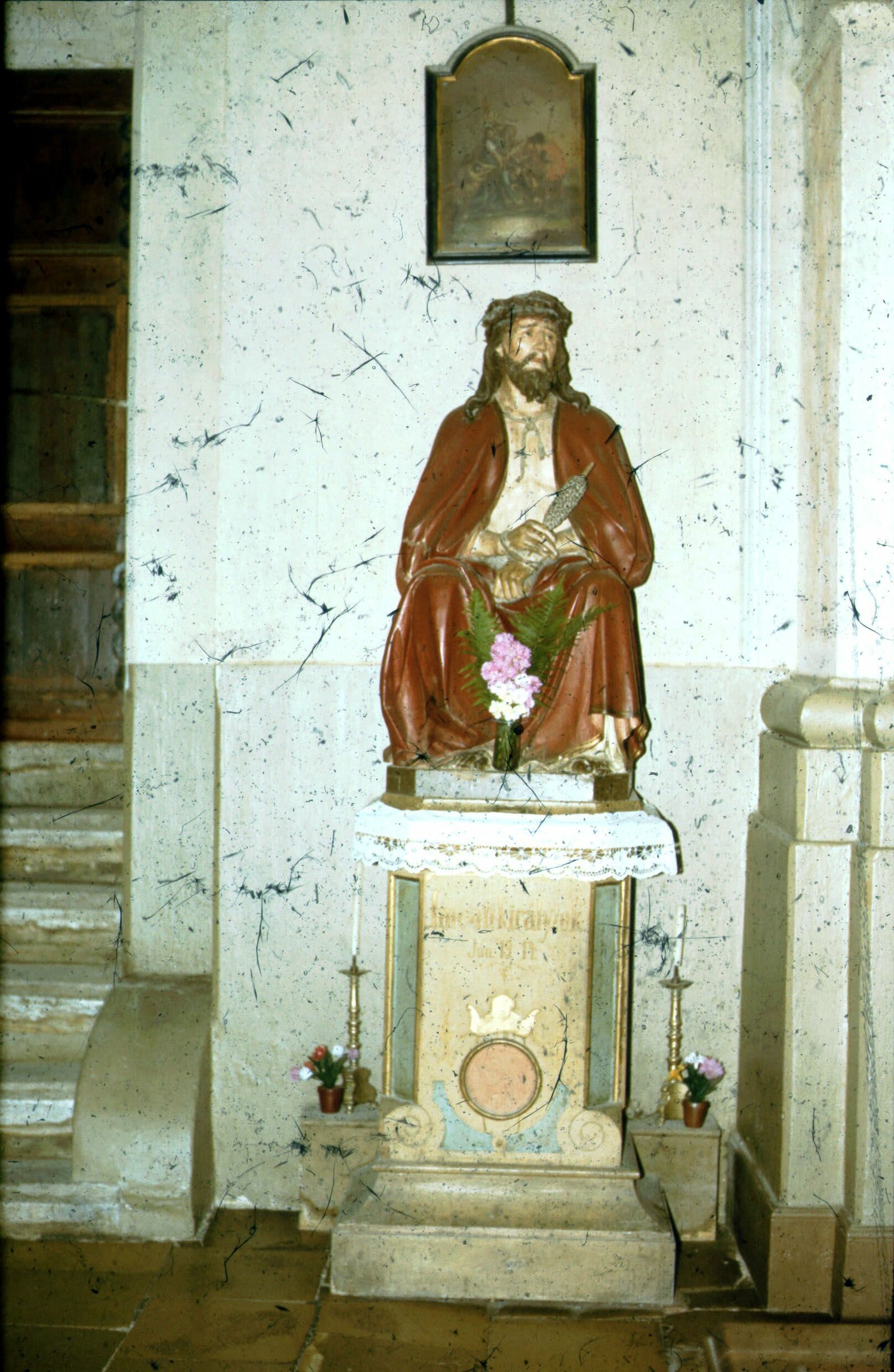 Templom részlete szoborral , Andocs (Rippl-Rónai Múzeum CC BY-NC-ND)