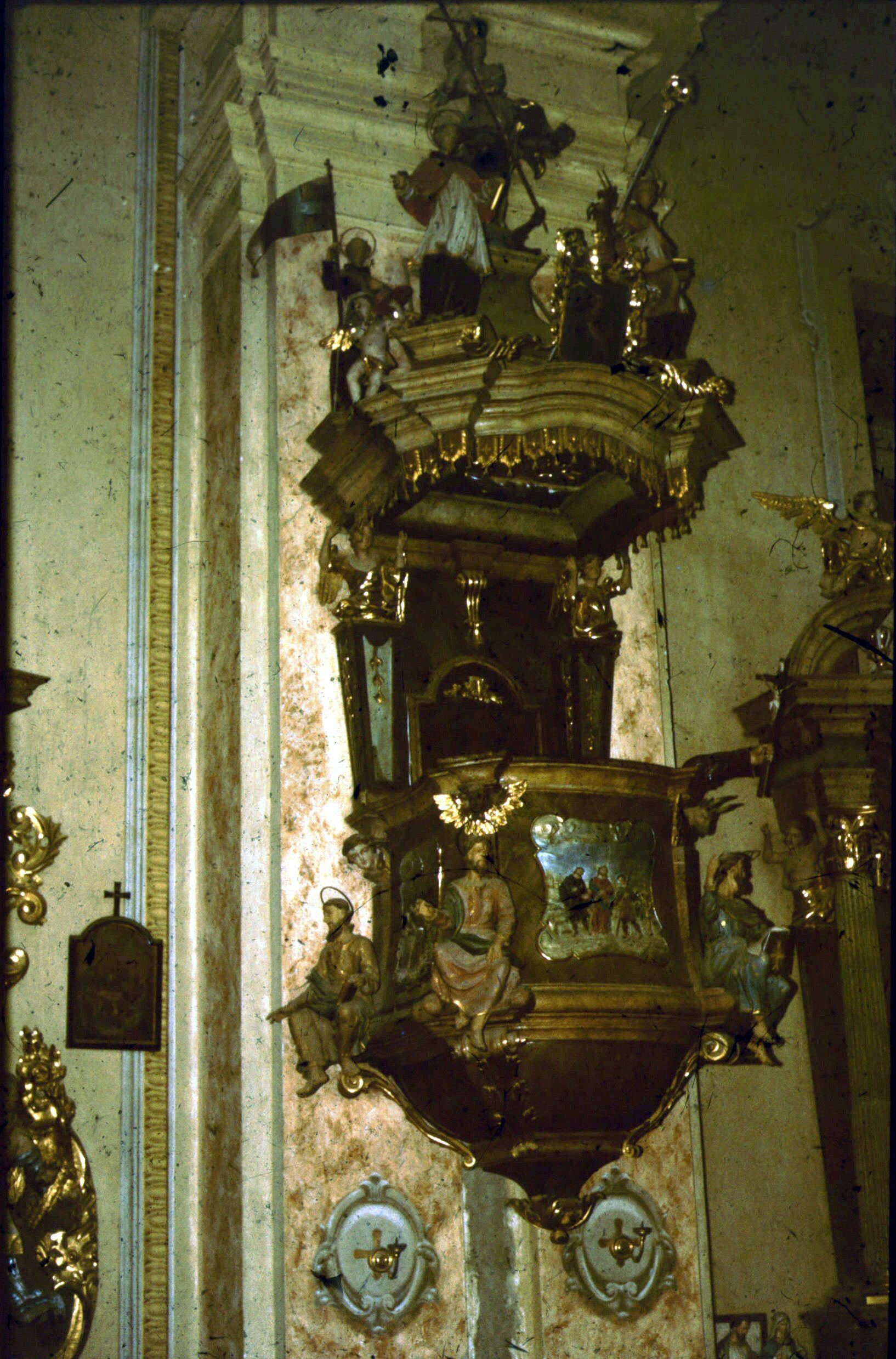 Templom belső , szószék, Andocs (Rippl-Rónai Múzeum CC BY-NC-ND)