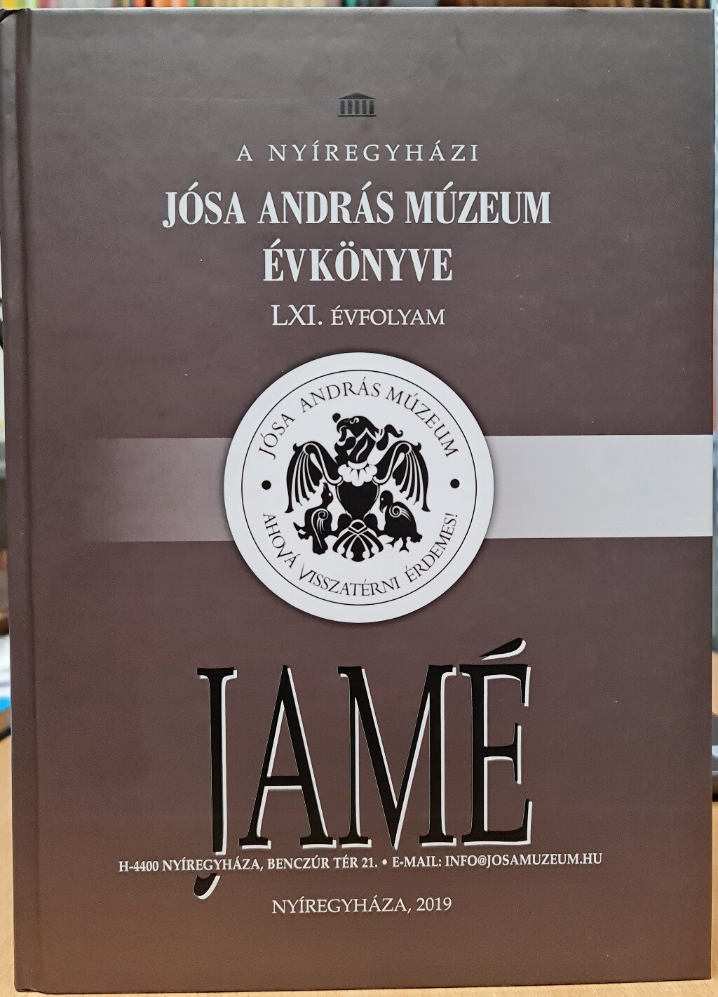 A Nyíregyházi Jósa András Múzeum évkönyve 2019/61. (Rippl-Rónai Múzeum CC BY-NC-ND)