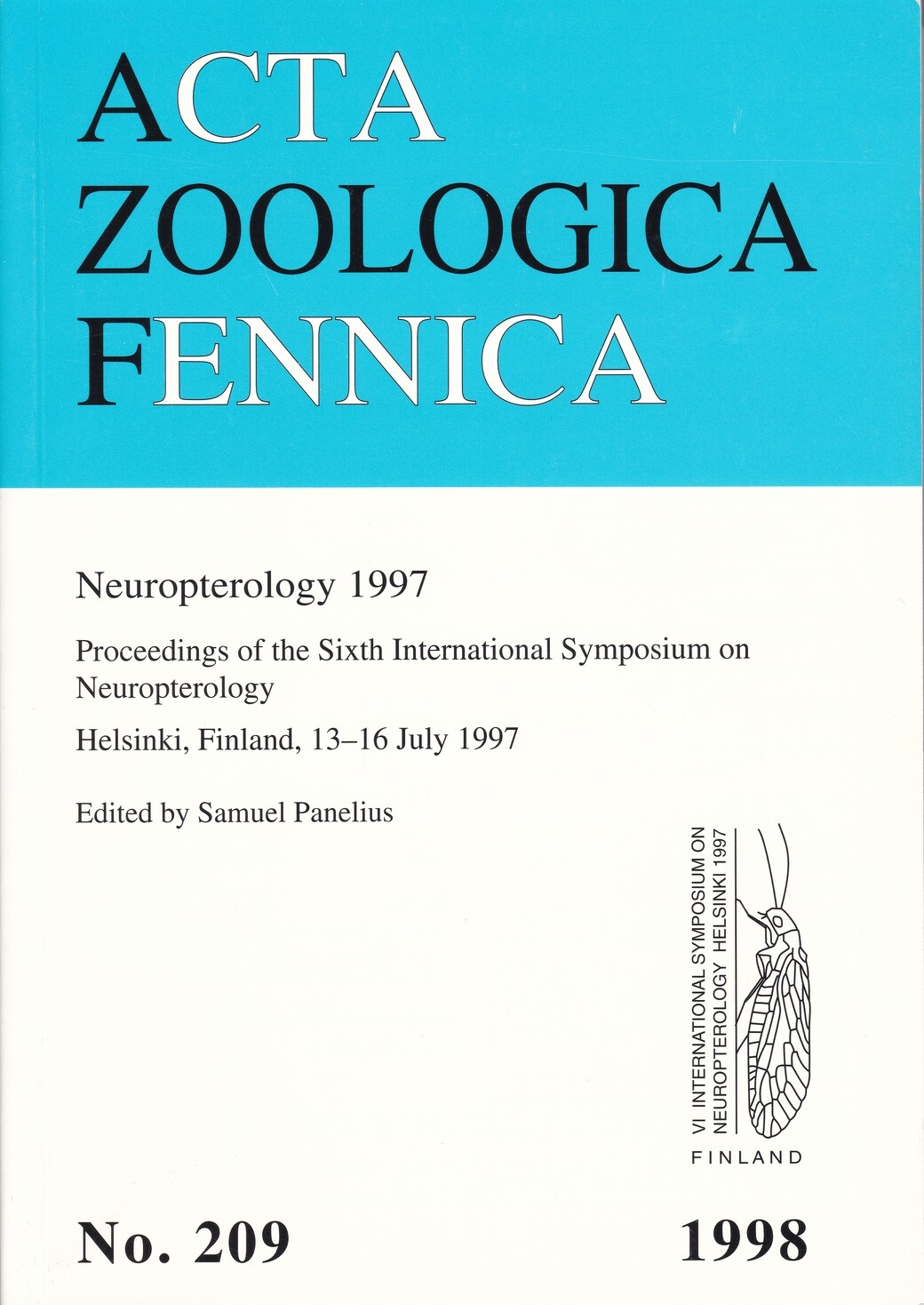 Acta Zoologica Fennica 1998/209. (Rippl-Rónai Múzeum CC BY-NC-ND)