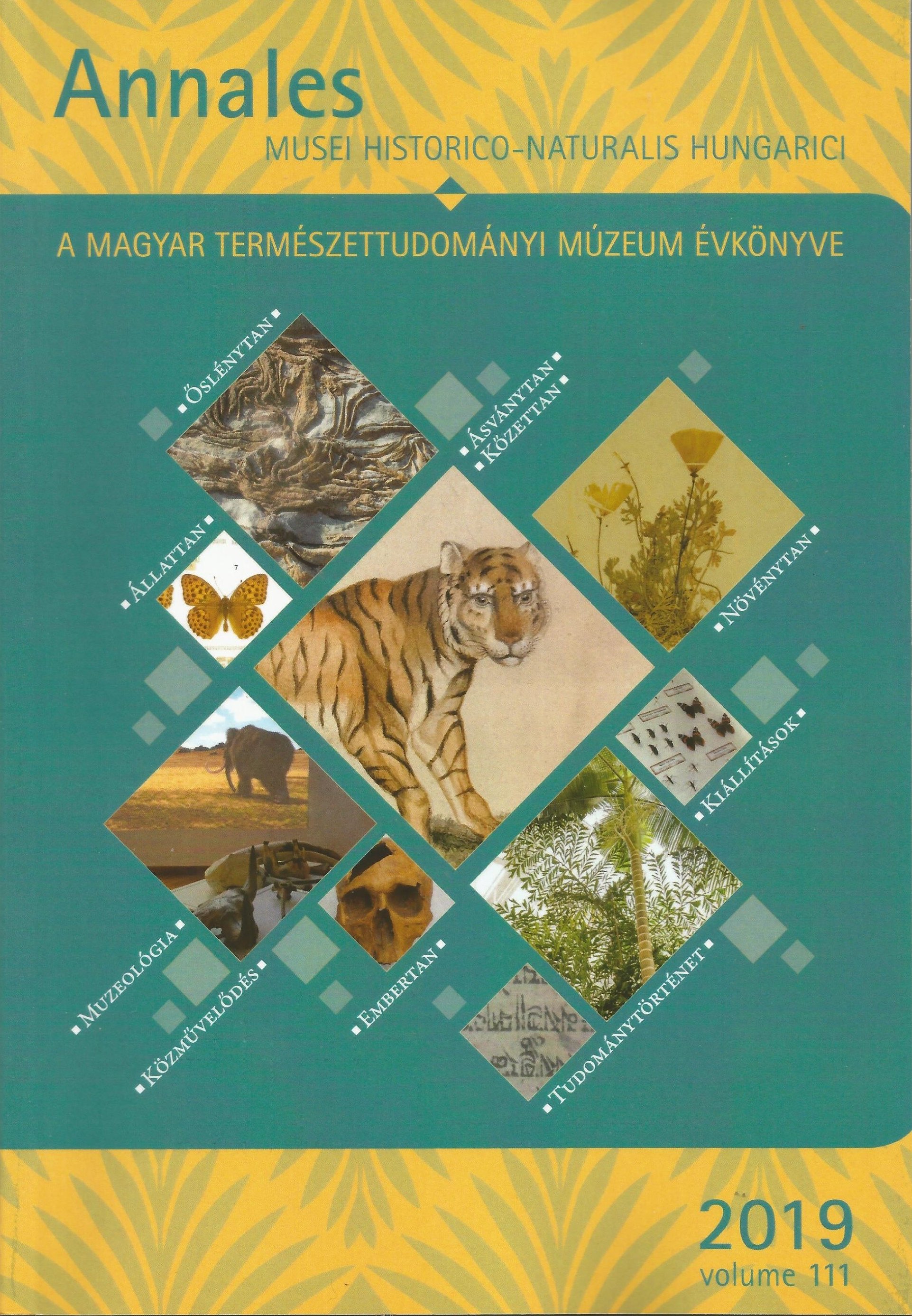 Annales Musei Historico-Naturalis Hungarici 2019/111. kötet (Rippl-Rónai Múzeum CC BY-NC-ND)